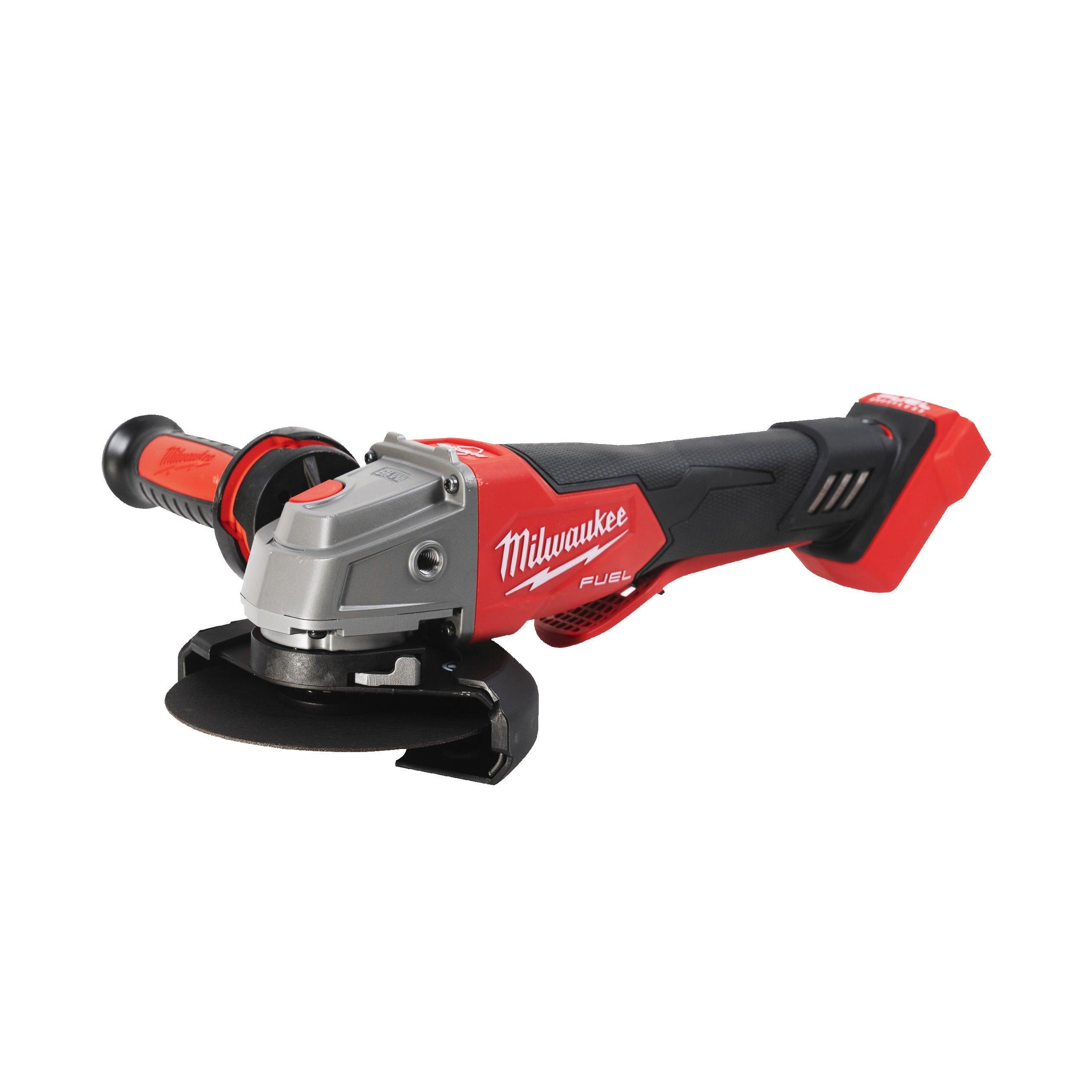 Polizor unghiular 125 mm cu turație variabilă, frânare și comutator tip clapetă M18 FUEL™ Milwaukee M18FSAGV125XPDB-0X, cod 4933478437, fără acumulator, fără încărcător, cutie HD - BIG STORE (Dynamic Tools SRL)