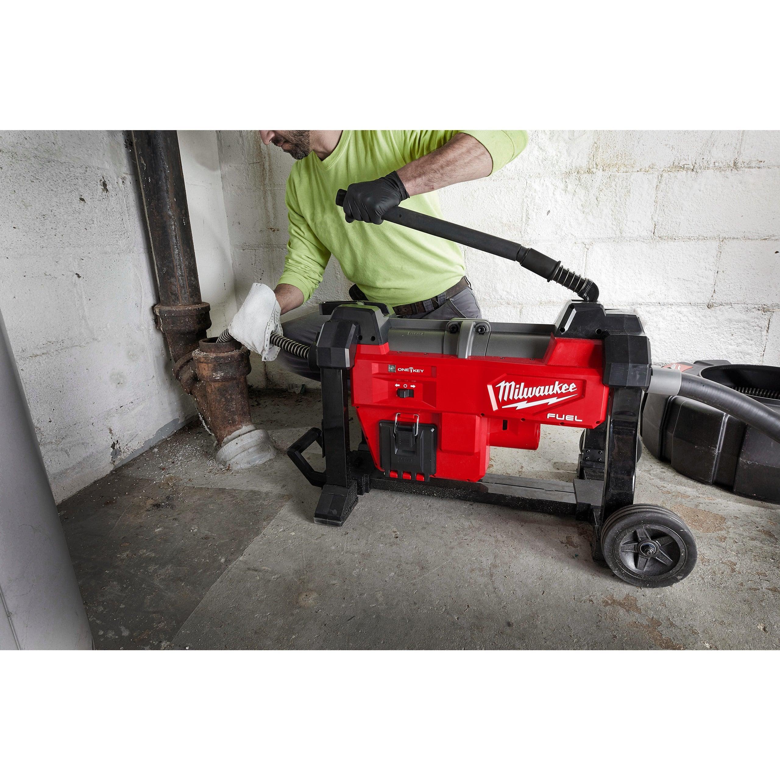 Mașină de desfundat canalizări modulară M18 FUEL™ Milwaukee M18FSSM-121, cod 4933471410, 1 x M18 HB12 acumulator, M12-18 FC încărcător, fără cutie - BIG STORE (Dynamic Tools SRL)