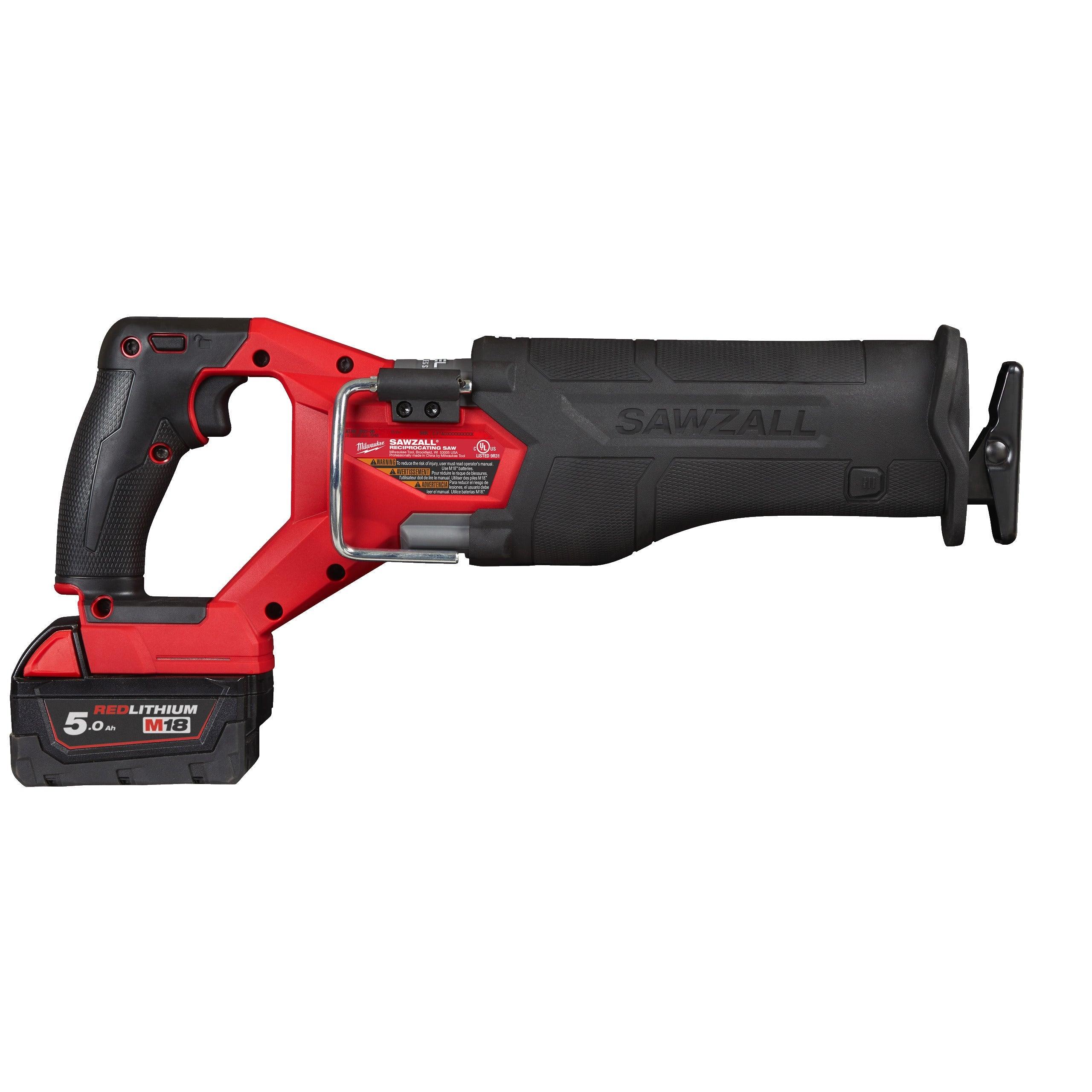 Fierăstrău sabie M18 FUEL™ SAWZALL™ Milwaukee M18FSZ-502X, 2 x M18 B5 acumulator, M12-18 FC încărcător, cutie HD, cod 4933478291 - BIG STORE (Dynamic Tools SRL)