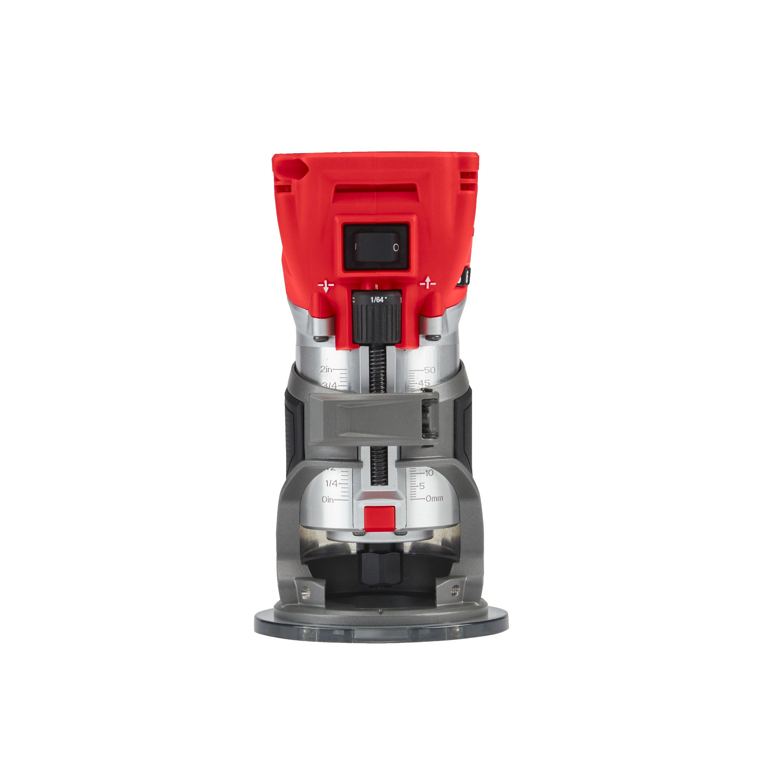 Freză de contur cu bucșă de 8 mm și 6 mm M18 FUEL™ Milwaukee M18FTR8-0X, cod 4933479073, fără acumulator, fără încărcător, cutie HD - BIG STORE (Dynamic Tools SRL)