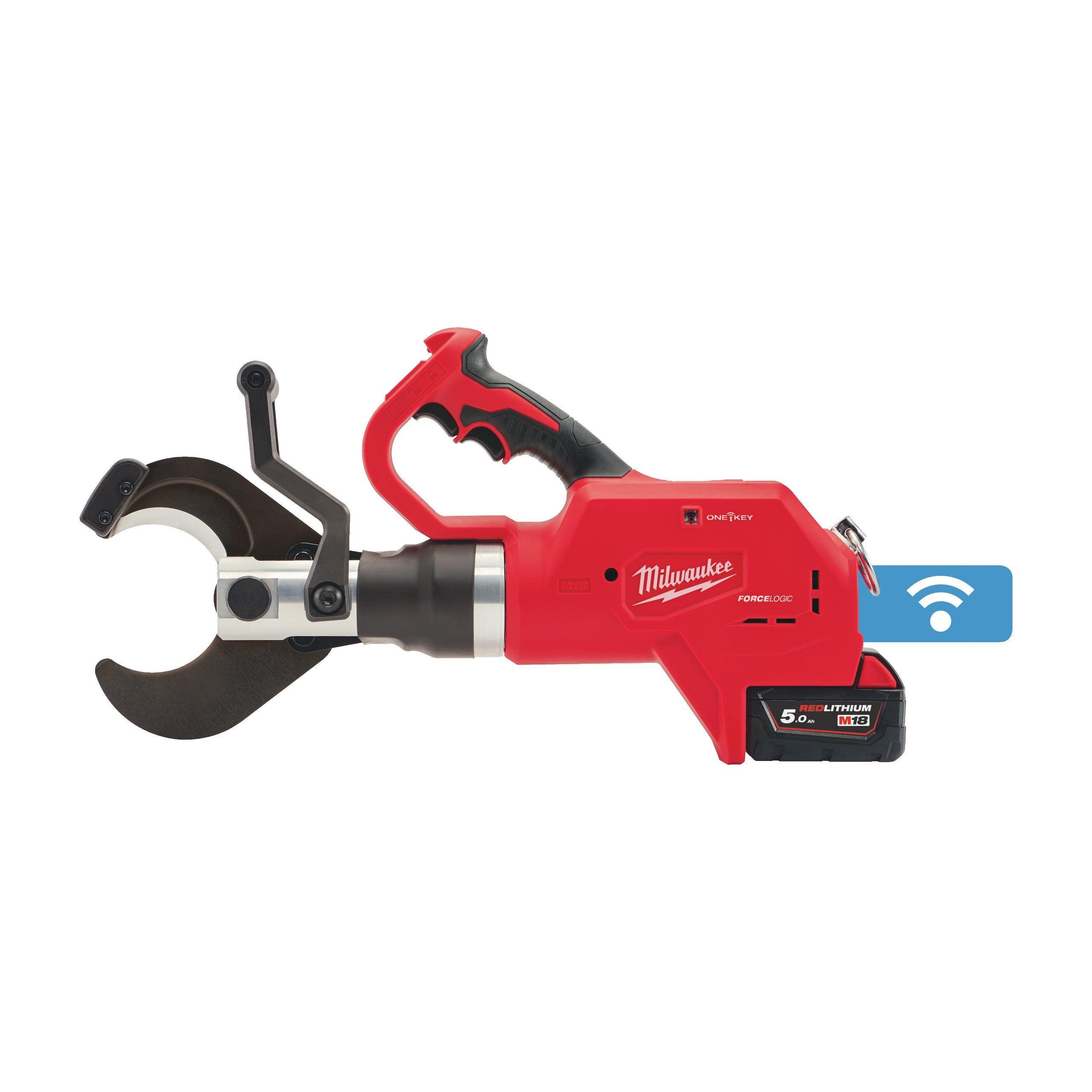 Tăietor hidraulic FORCE LOGIC™, Milwaukee M18HCC75-502C, cod 4933459269 - BIG STORE (Dynamic Tools SRL)