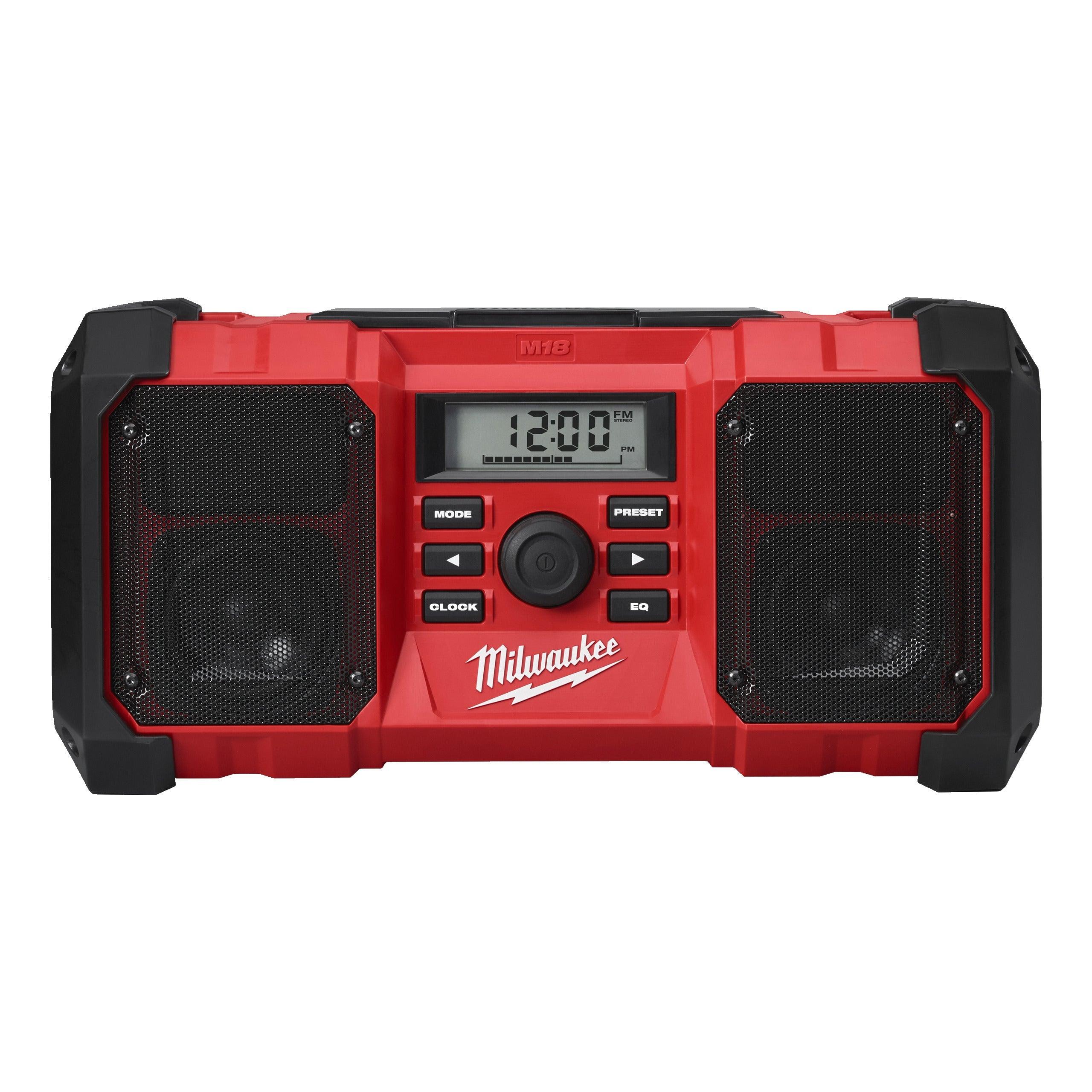 Radio de șantier M18™ Milwaukee M18JSR-0, cod 4933451250, fără acumulator, fără încărcător, fără cutie - BIG STORE (Dynamic Tools SRL)