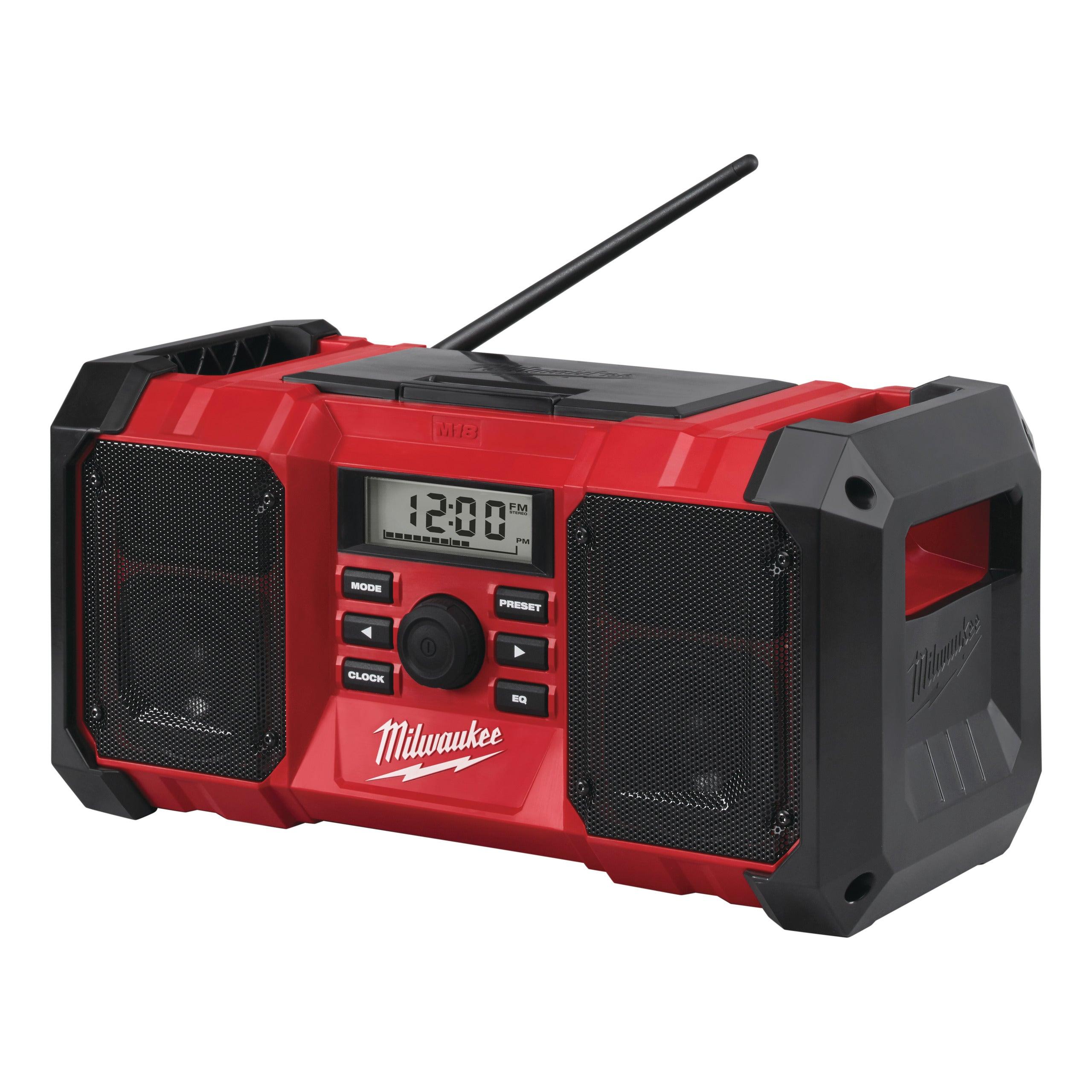 Radio de șantier M18™ Milwaukee M18JSR-0, cod 4933451250, fără acumulator, fără încărcător, fără cutie - BIG STORE (Dynamic Tools SRL)