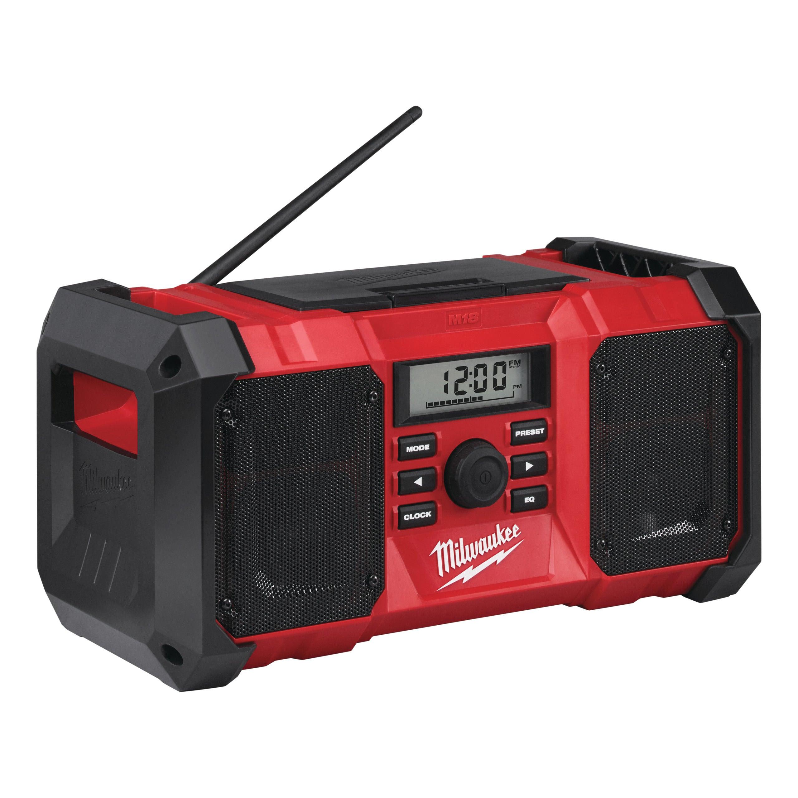 Radio de șantier M18™ Milwaukee M18JSR-0, cod 4933451250, fără acumulator, fără încărcător, fără cutie - BIG STORE (Dynamic Tools SRL)