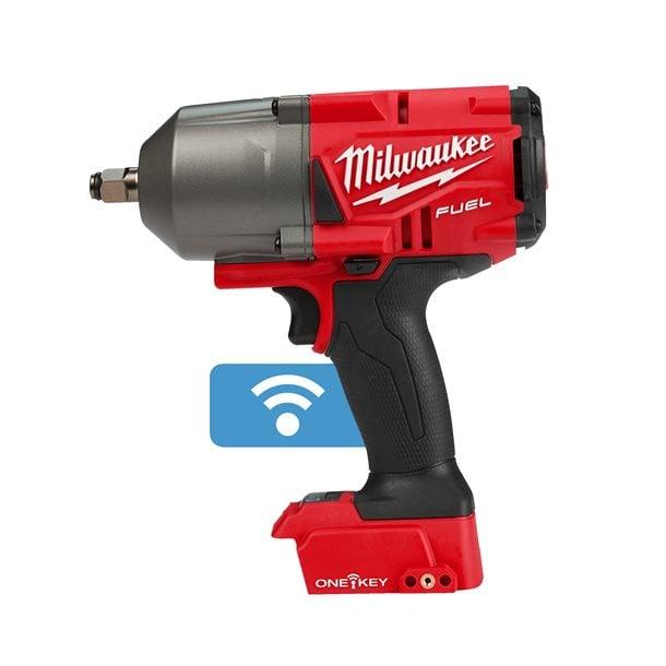 Cheie de impact Milwaukee 1/2″ 1356Nm 18V M18-ONEFHIWF12, cuplu ridicat, inel de fixare, ONE-KEY™, M18 FUEL™, fără acumulator, fără încărcător, cod 4933459726 - BIG STORE (Dynamic Tools SRL)