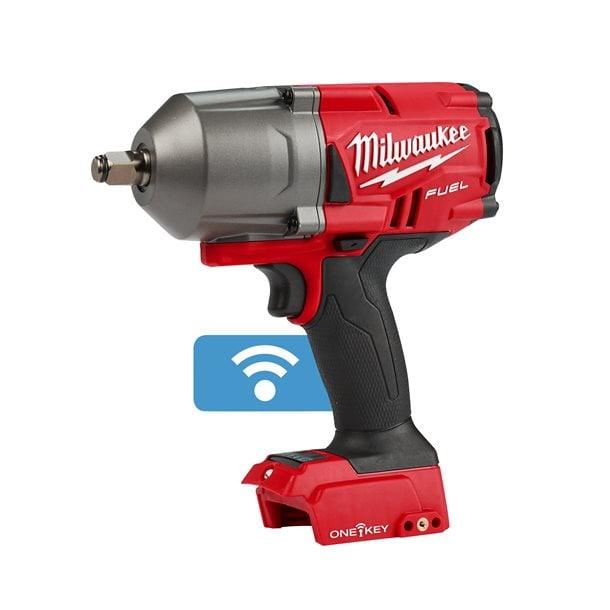 Cheie de impact Milwaukee 1/2″ 1356Nm 18V M18-ONEFHIWF12, cuplu ridicat, inel de fixare, ONE-KEY™, M18 FUEL™, fără acumulator, fără încărcător, cod 4933459726 - BIG STORE (Dynamic Tools SRL)