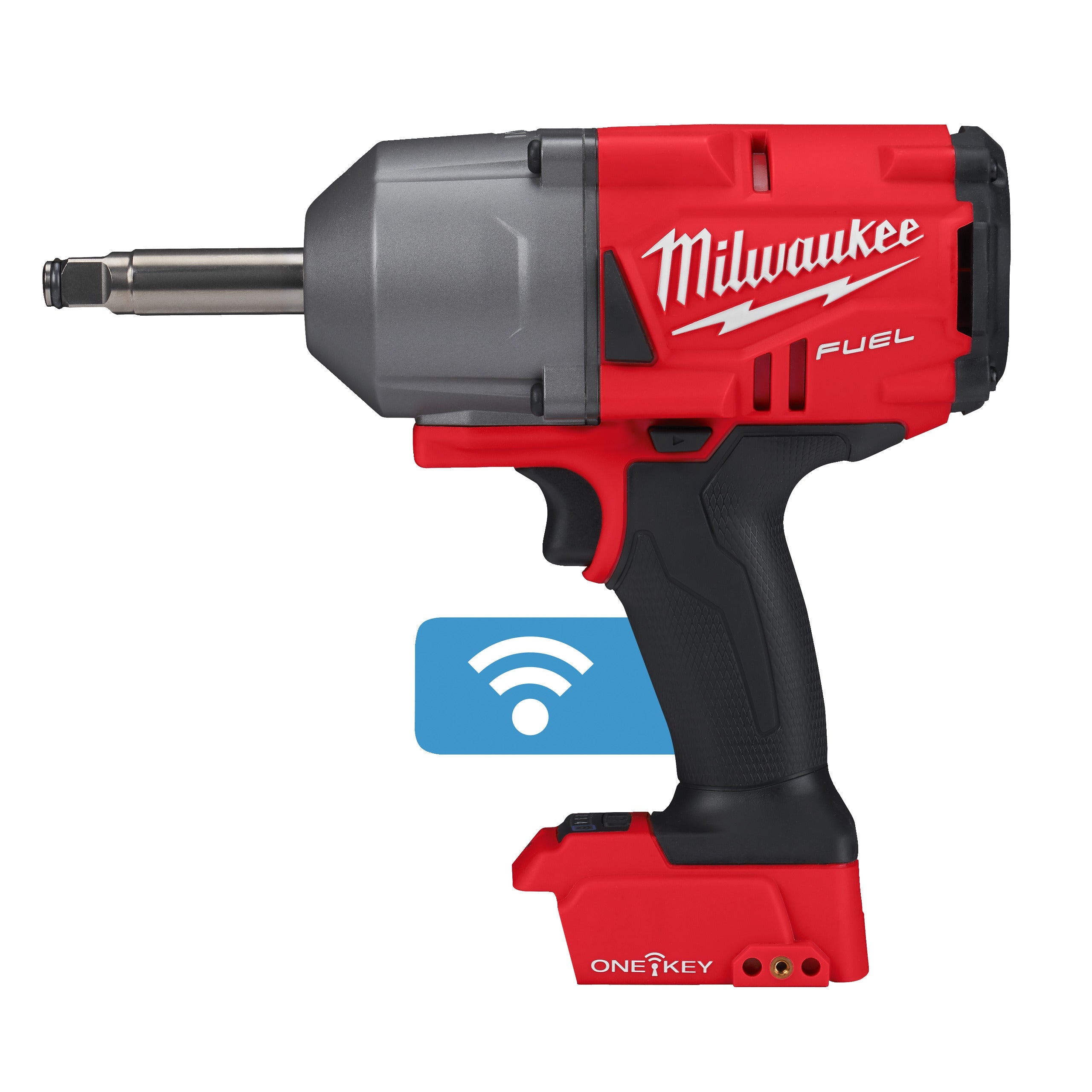 Cheie de impact Milwaukee 1/2″ 1017Nm 18V M18ONEFHIWF12E-0X, ONE-KEY™ M18 FUEL™, cuplu ridicat, inel de fixare și gât lung, cod 4933478405, fără acumulator, fără încărcător, cutie HD - BIG STORE (Dynamic Tools SRL)