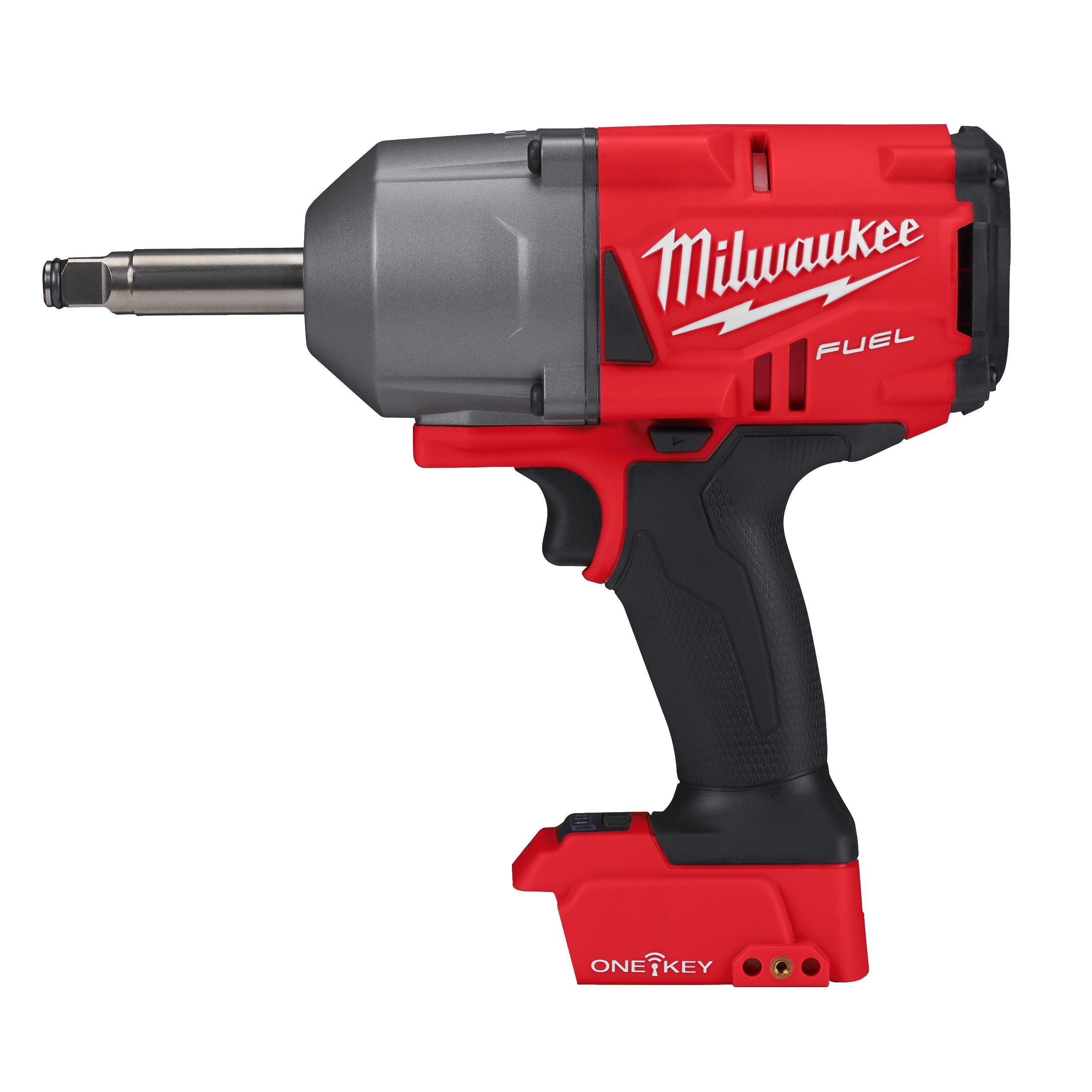 Cheie de impact Milwaukee 1/2″ 1017Nm 18V M18ONEFHIWF12E-0X, ONE-KEY™ M18 FUEL™, cuplu ridicat, inel de fixare și gât lung, cod 4933478405, fără acumulator, fără încărcător, cutie HD - BIG STORE (Dynamic Tools SRL)