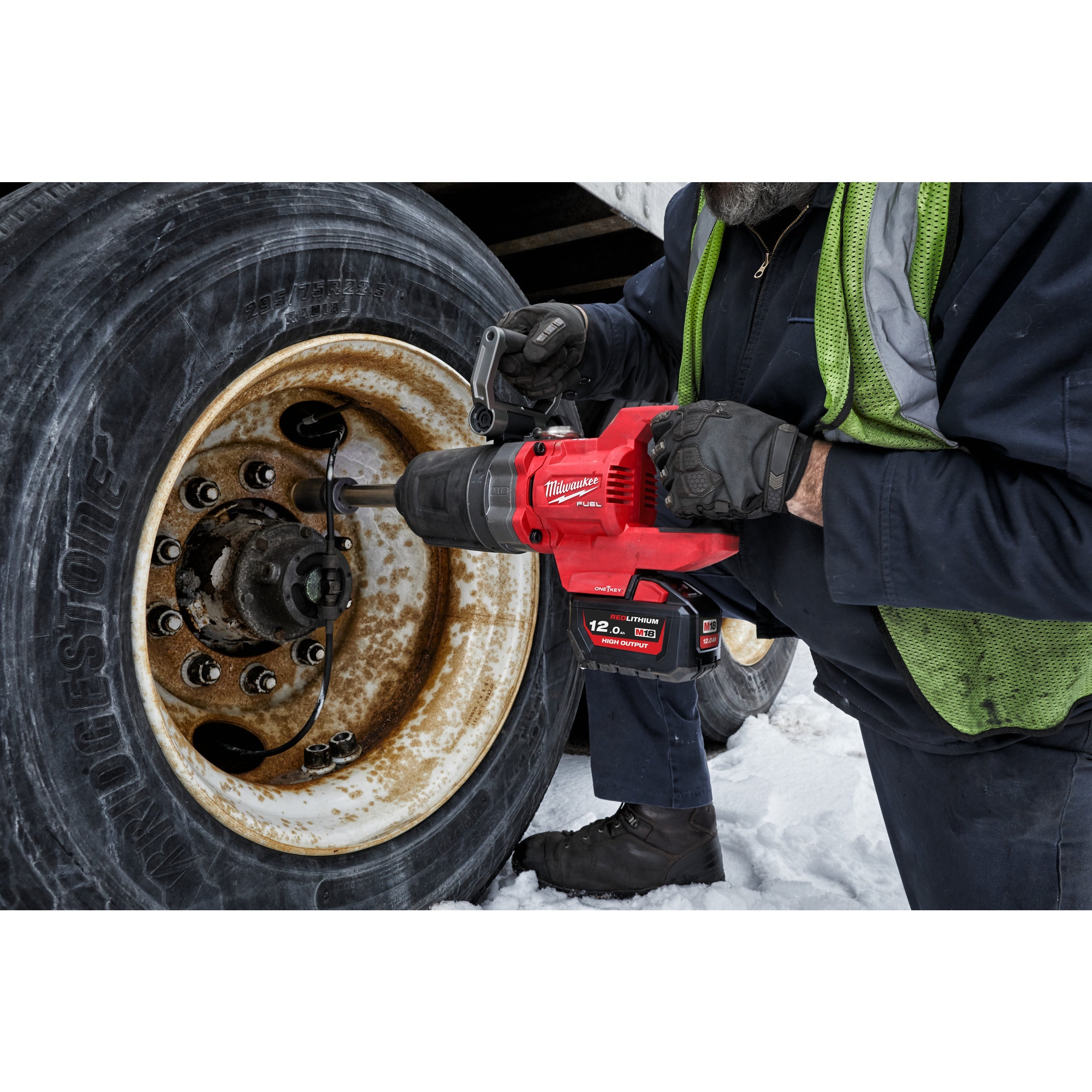 Cheie de impact Milwaukee 1″ 2576Nm 18V M18ONEFHIWF1D-121C, ONE-KEY™ M18 FUEL™ cu mâner-D, cuplu ridicat, inel de fixare și gât lung, cod 4933471756, 1 x M18 HB12 acumulator, M12-18 FC încărcător, cutie plastic - BIG STORE (Dynamic Tools SRL)