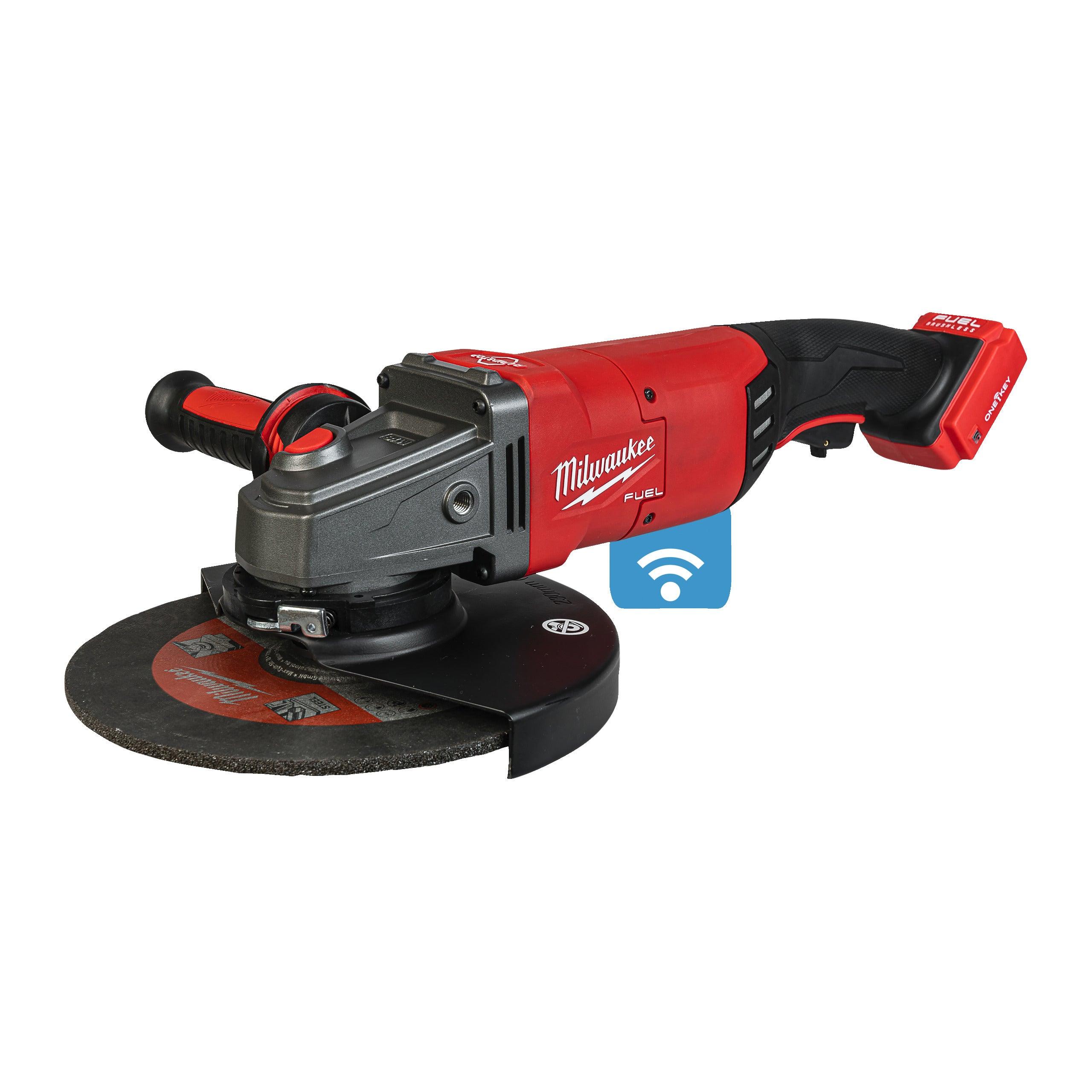 Polizor Milwaukee M18 ONEFLAG230XPDB-0C, 230MM, cu frânare și comutator tip clapetă, FUEL™, ONE-KEY™, 1 x cutie plastic, cod 4933478782 - BIG STORE (Dynamic Tools SRL)