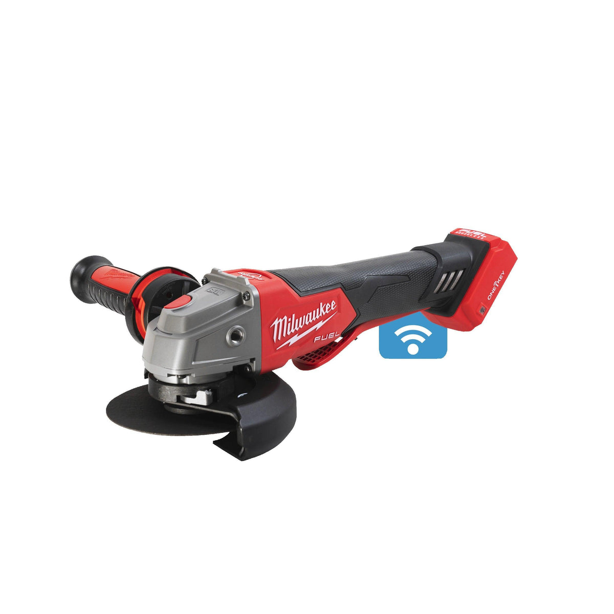 Polizor unghiular 125 mm cu frânare și comutator tip clapetă M18 FUEL™ ONE-KEY™ Milwaukee M18ONEFSAG125XPDB-0X, fără acumulator, fără încărcător, cutie HD, cod 4933478434 - BIG STORE (Dynamic Tools SRL)