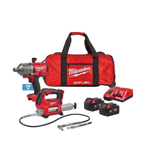 Set Milwaukee M18 ONEPP2Q-502XEU FUEL POWER PACK IN2, cod 4933492519 - BIG STORE (Dynamic Tools SRL)