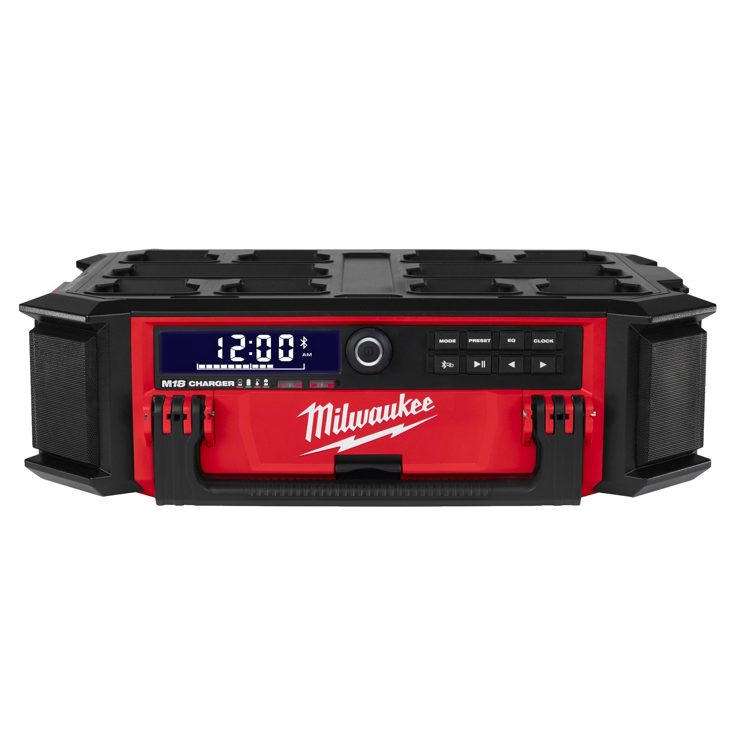 Radio încărcător M18™ PACKOUT™ Milwaukee M18PRCDAB+-0, cod 4933472112, fără acumulator, fără încărcător, fără cutie - BIG STORE (Dynamic Tools SRL)