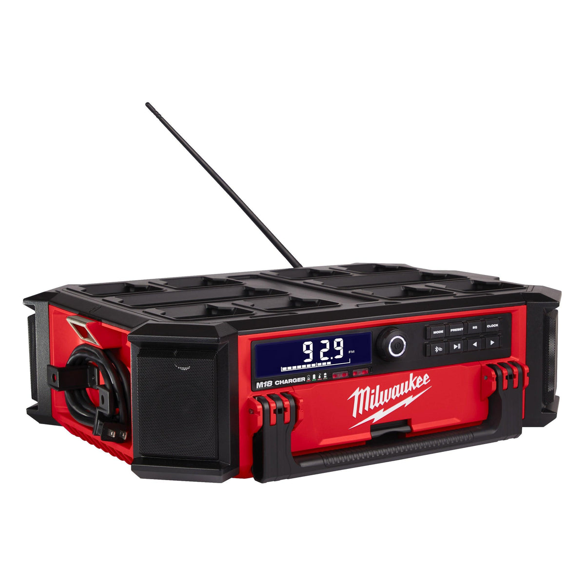 Radio încărcător M18™ PACKOUT™ Milwaukee M18PRCDAB+-0, cod 4933472112, fără acumulator, fără încărcător, fără cutie - BIG STORE (Dynamic Tools SRL)