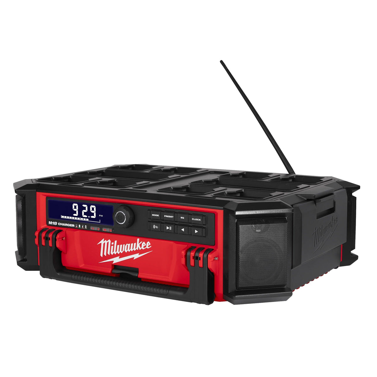 Radio încărcător M18™ PACKOUT™ Milwaukee M18PRCDAB+-0, cod 4933472112, fără acumulator, fără încărcător, fără cutie - BIG STORE (Dynamic Tools SRL)
