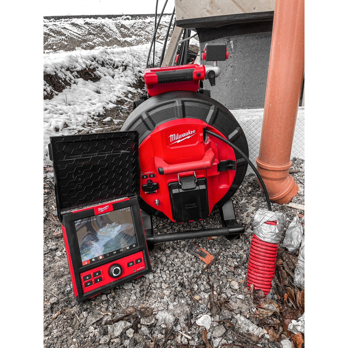 Cameră de inspecție canalizare M18™ de 36 m Milwaukee M18SIC36, fără acumulator, fără încărcător, fără cutie, cod 4933471413 - BIG STORE (Dynamic Tools SRL)