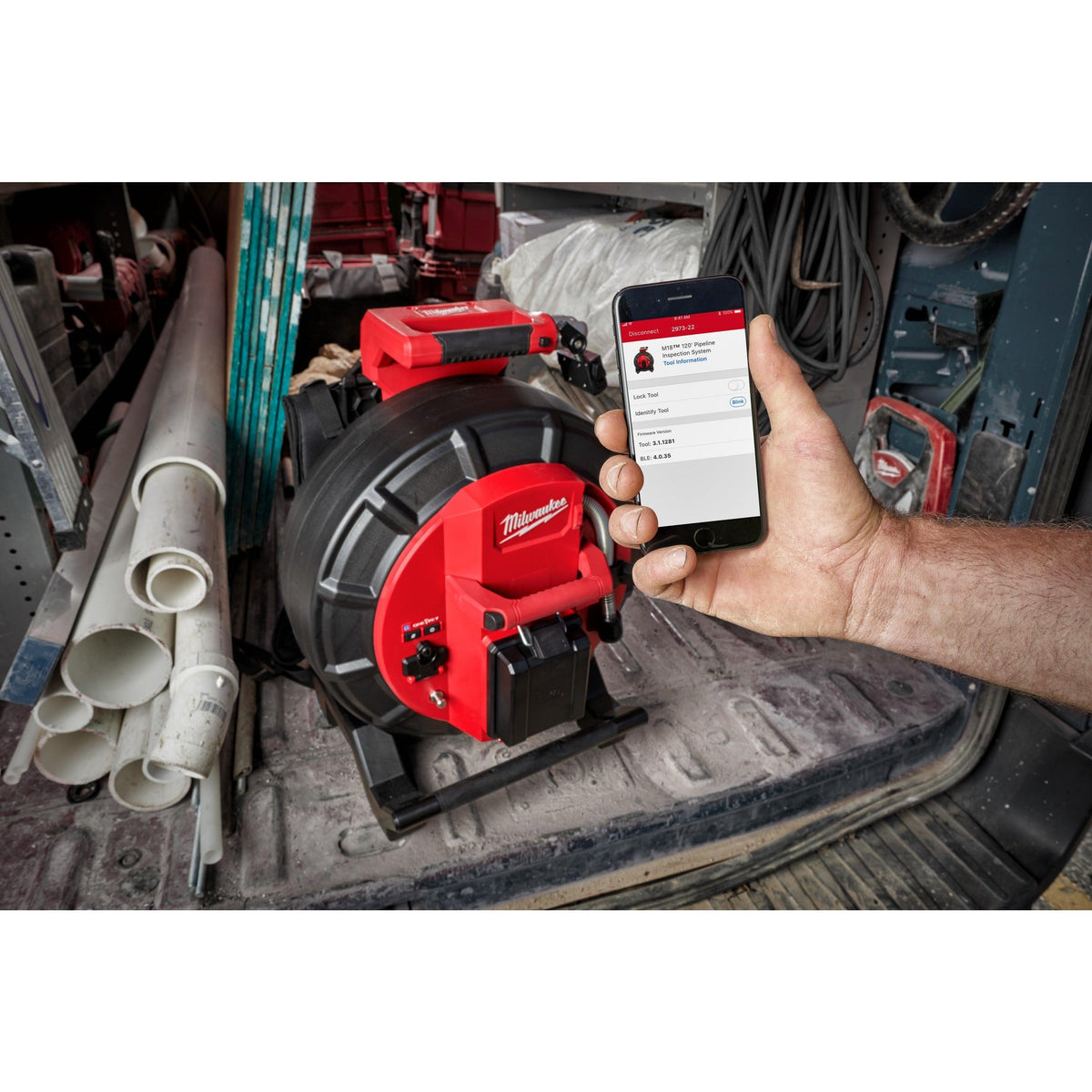 Cameră de inspecție canalizare M18™ de 36 m Milwaukee M18SIC36, fără acumulator, fără încărcător, fără cutie, cod 4933471413 - BIG STORE (Dynamic Tools SRL)