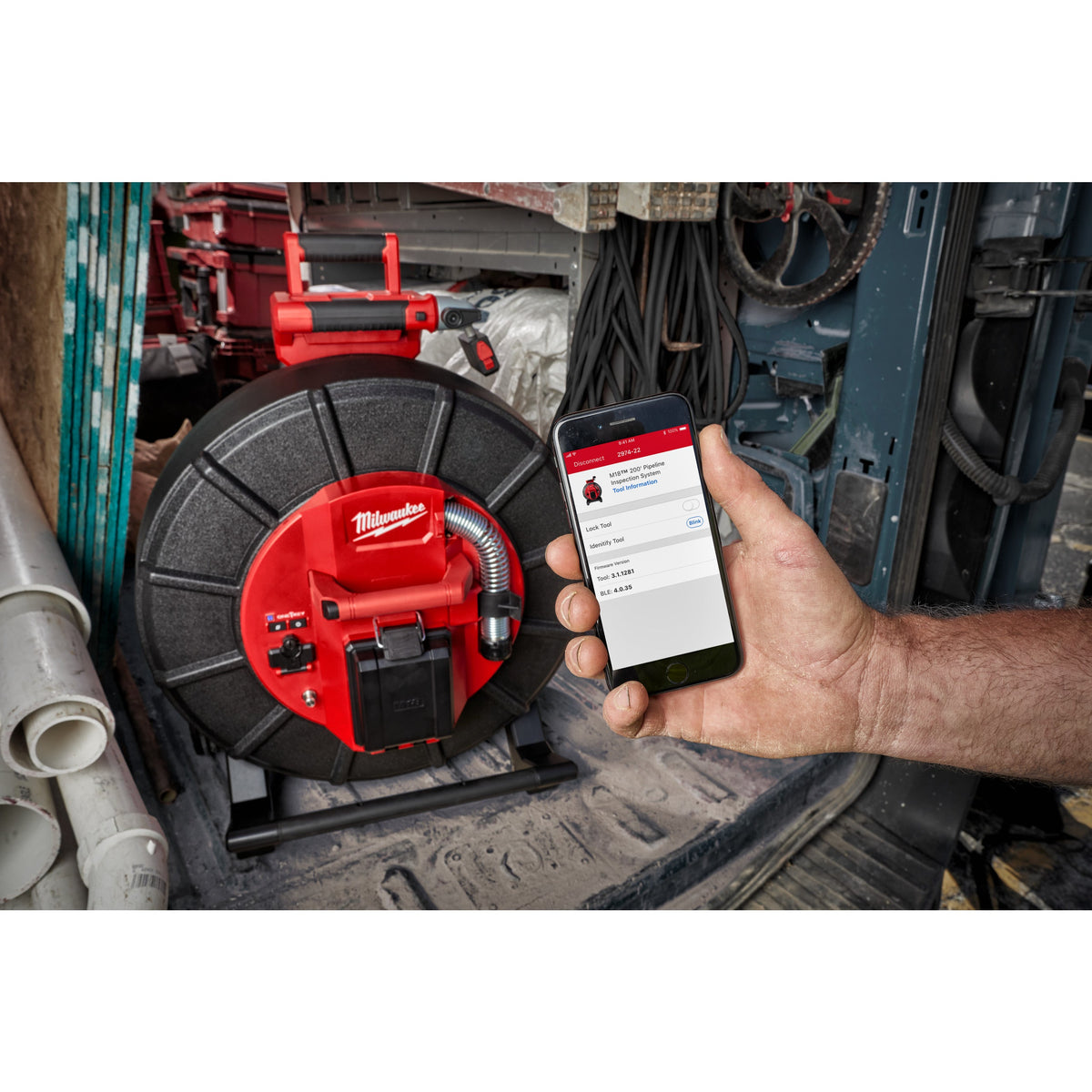 Cameră de inspecție canalizare M18™ de 60 m Milwaukee M18SIC60, cod 4933471412, fără acumulator, fără încărcător, fără cutie - BIG STORE (Dynamic Tools SRL)