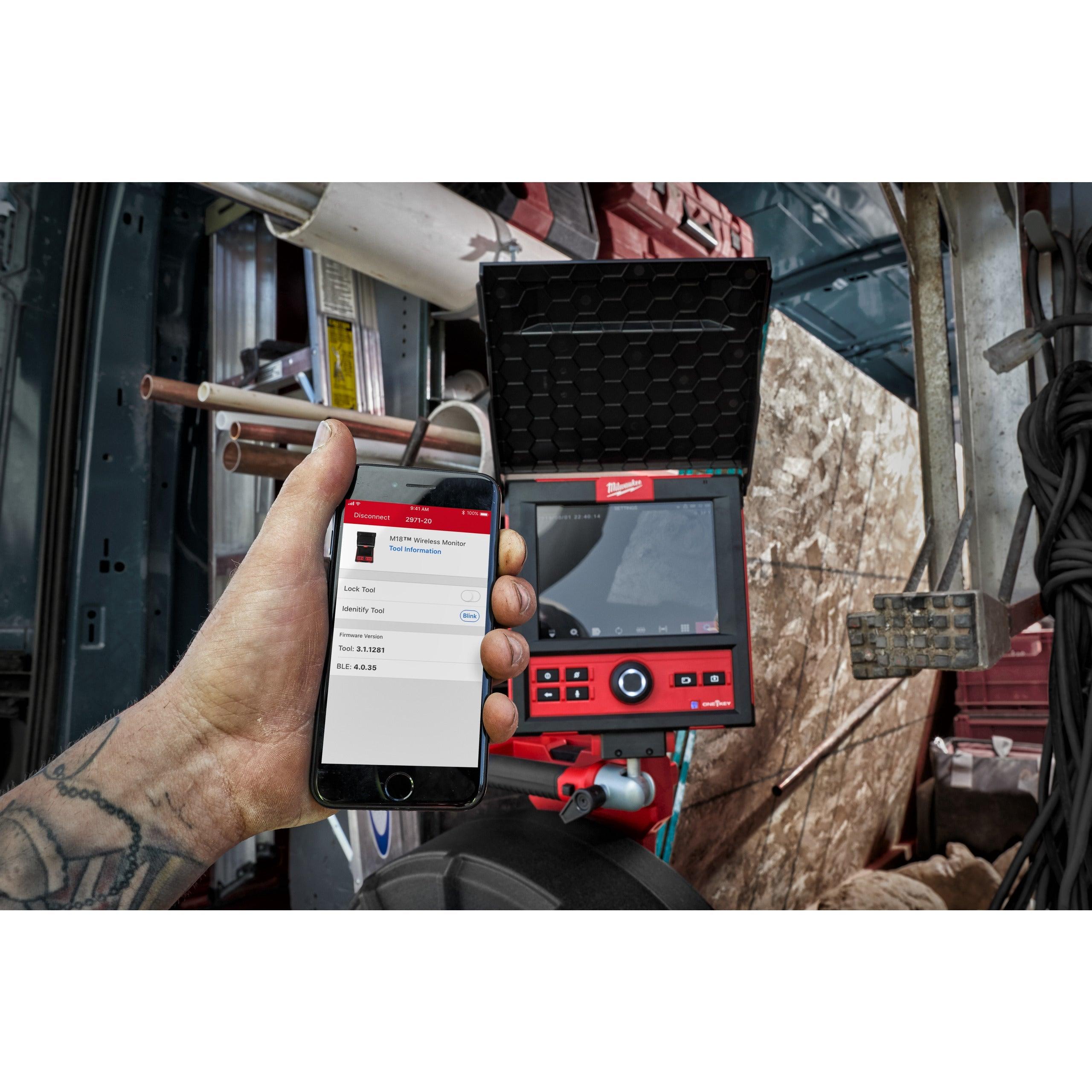Monitor cameră inspecție M18™ Milwaukee M18SIM-0, cod 4933471414, fără acumulator, fără încărcător, fără cutie - BIG STORE (Dynamic Tools SRL)