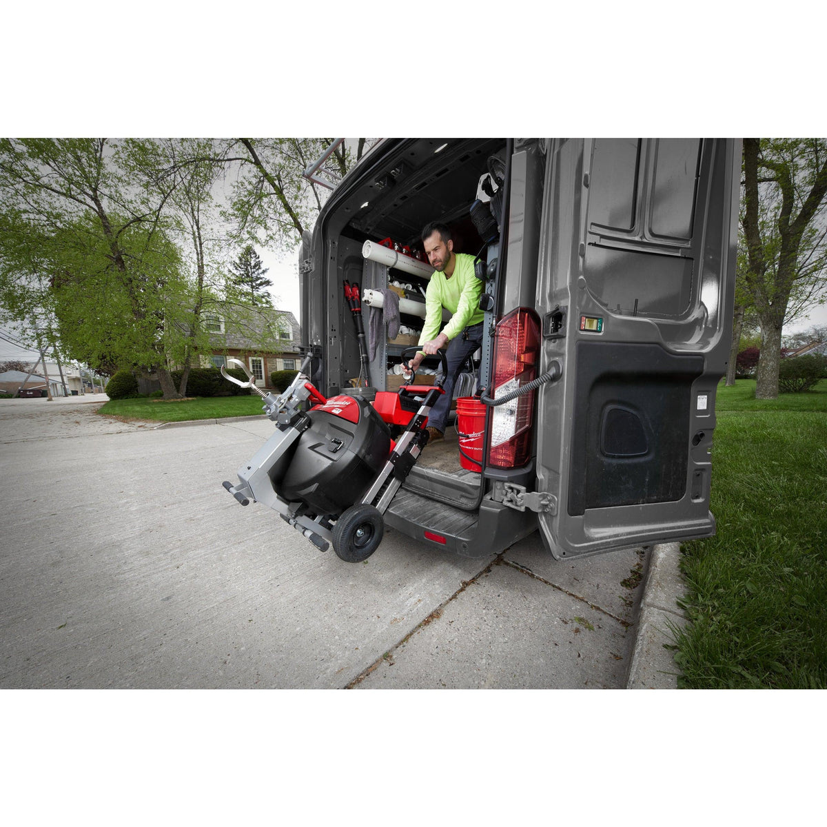 Mașină desfundat țevi industrială cu funcție POWERTREDZ™ MX FUEL™ M18 Milwaukee MXF LSDP-301, cod 4933471851, 1 x acumulator MXF CP203, 1 x încărcător MXF C, fără cutie - BIG STORE (Dynamic Tools SRL)
