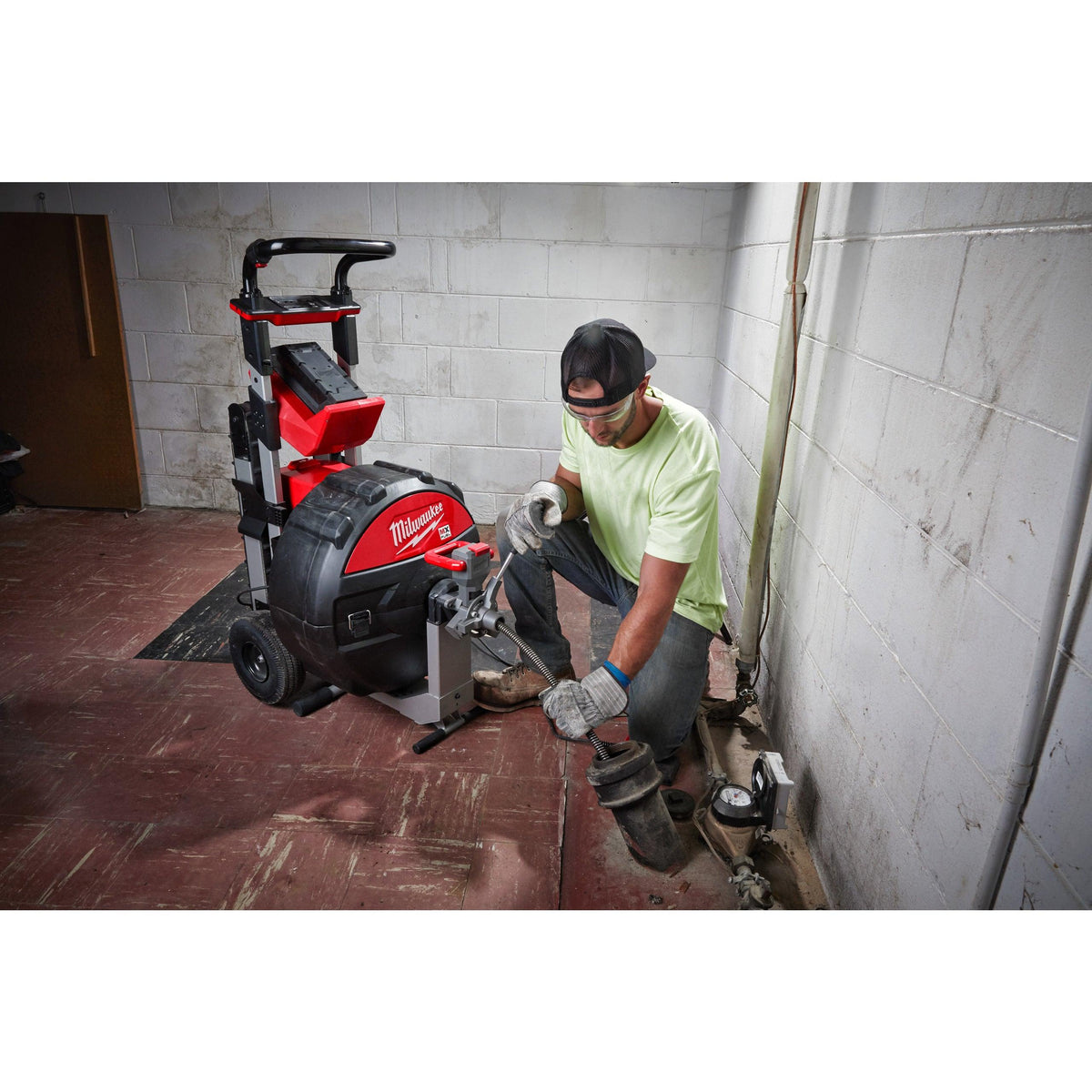 Mașină desfundat țevi industrială cu funcție POWERTREDZ™ MX FUEL™ M18 Milwaukee MXF LSDP-301, cod 4933471851, 1 x acumulator MXF CP203, 1 x încărcător MXF C, fără cutie - BIG STORE (Dynamic Tools SRL)