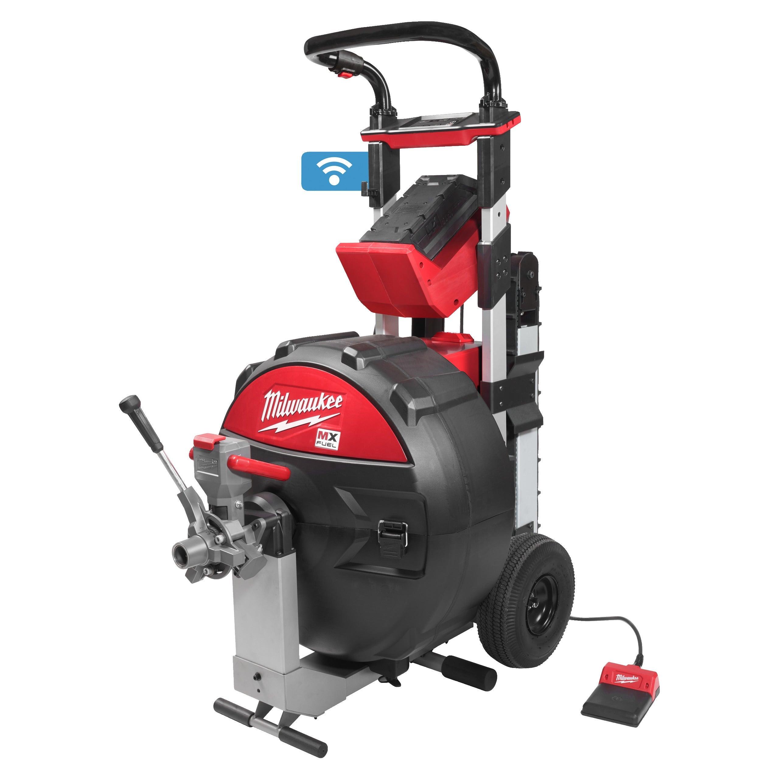 Mașină desfundat țevi industrială cu funcție POWERTREDZ™ MX FUEL™ M18 Milwaukee MXF LSDP-301, cod 4933471851, 1 x acumulator MXF CP203, 1 x încărcător MXF C, fără cutie - BIG STORE (Dynamic Tools SRL)