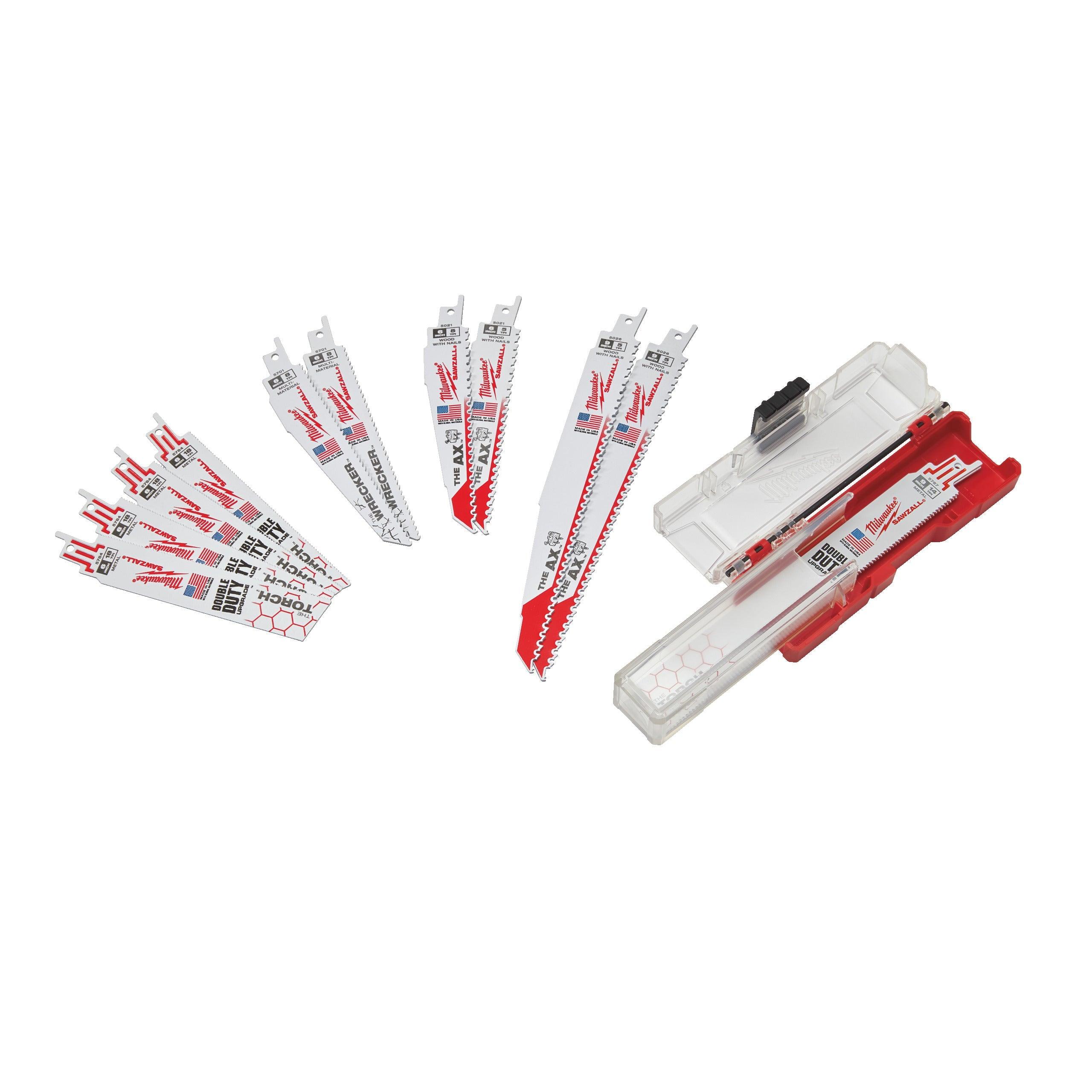 Set pânze SAWZALL™ - 12 buc, Milwaukee cod 49222229 - BIG STORE (Dynamic Tools SRL)