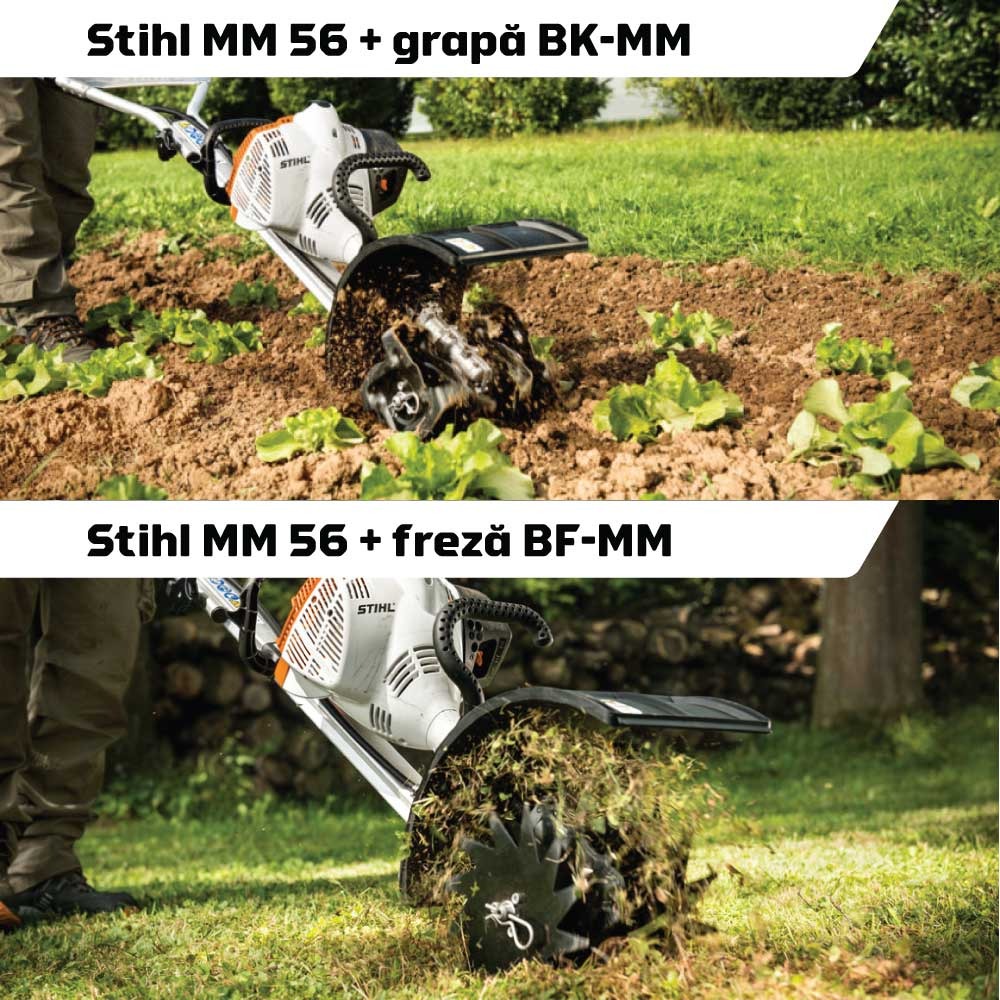 Sistem combinat multifuncțional Stihl MM 56, 1,2CP