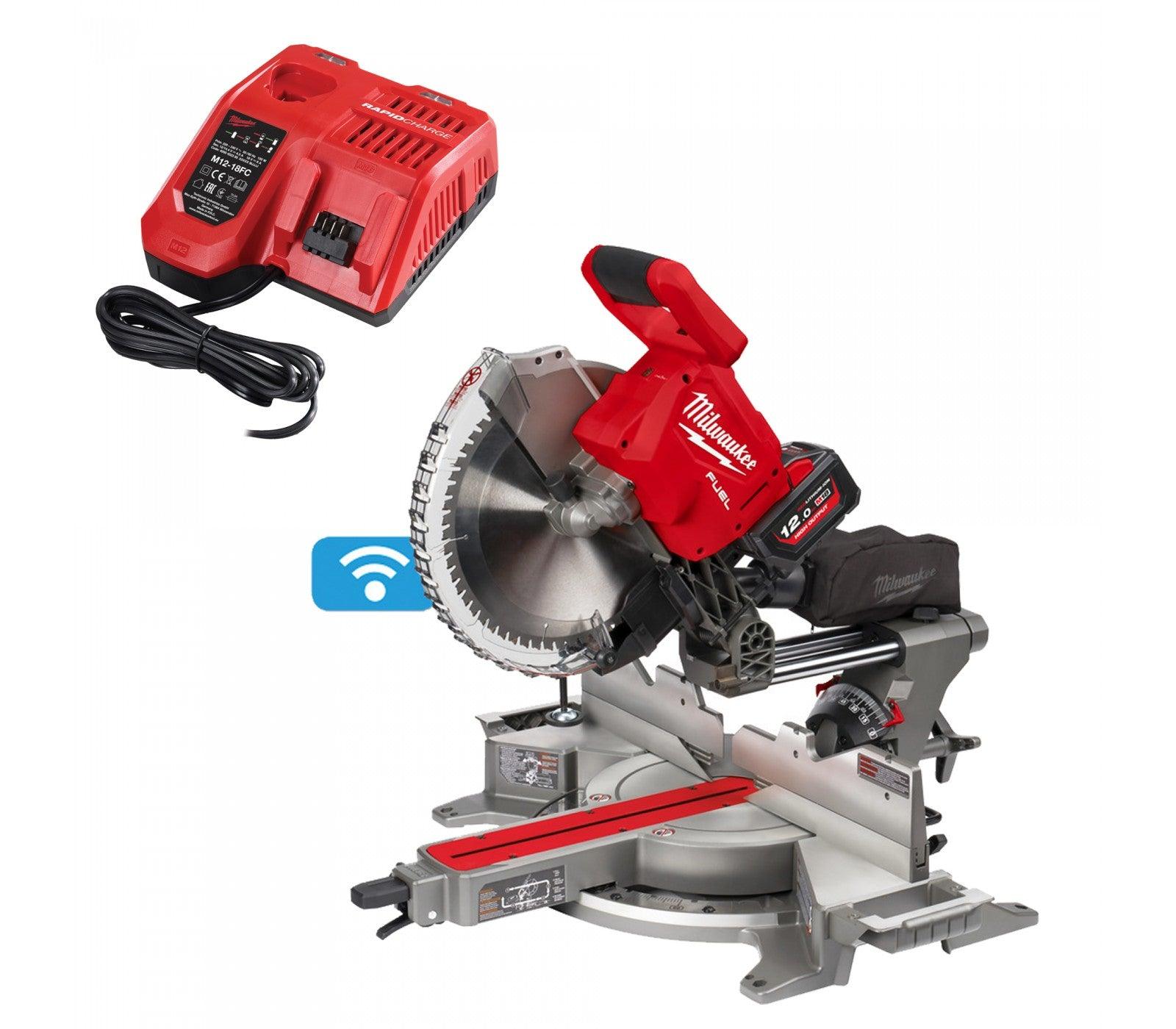 Fierăstrău circular staționar tăieri înclinate, Milwaukee M18FMS305-121, cod 4933471122 - BIG STORE (Dynamic Tools SRL)