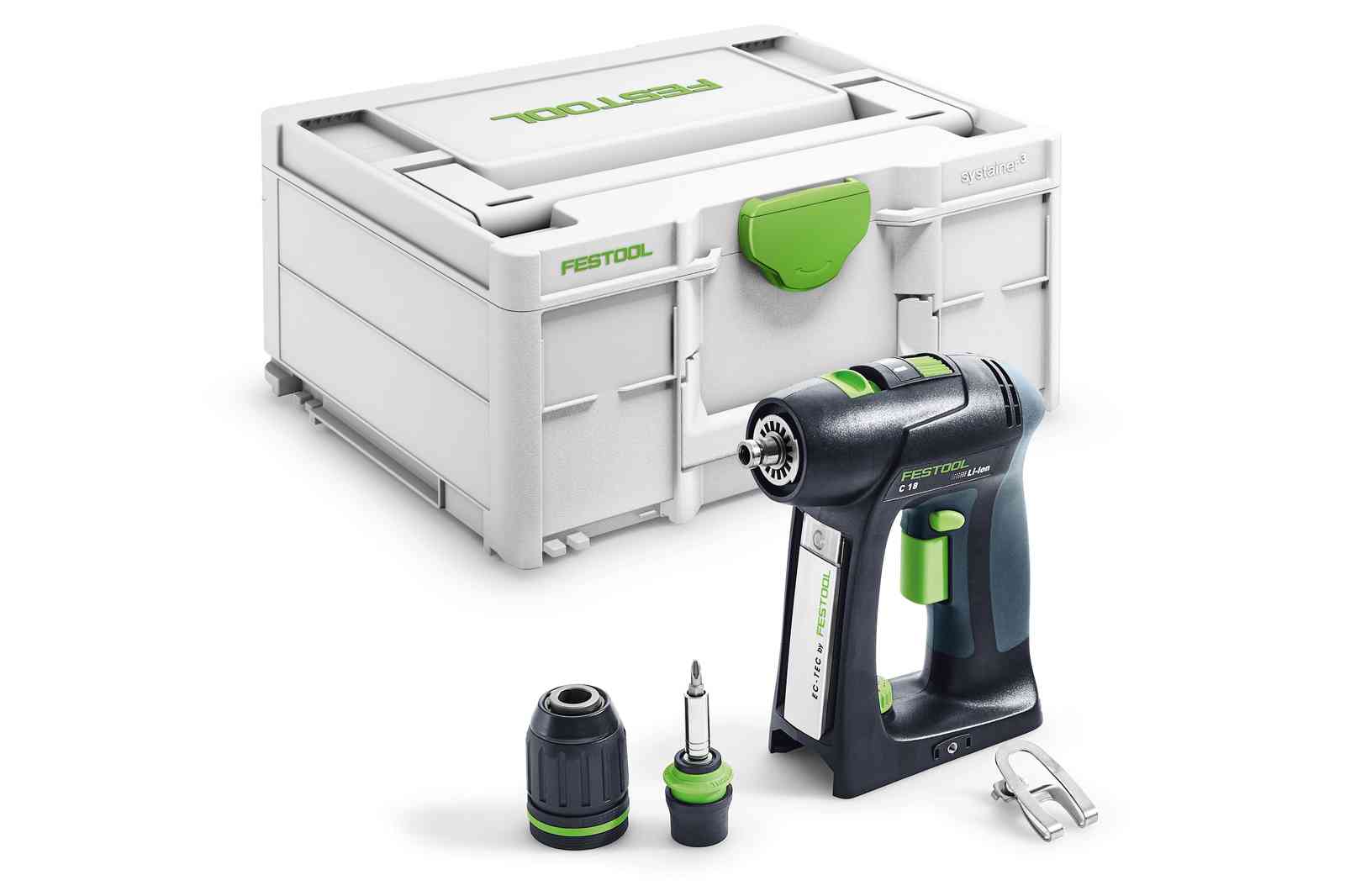 Mașină de găurit și înșurubat cu acumulator 18V, Festool C 18-Basic, 4Ah, cod 576434