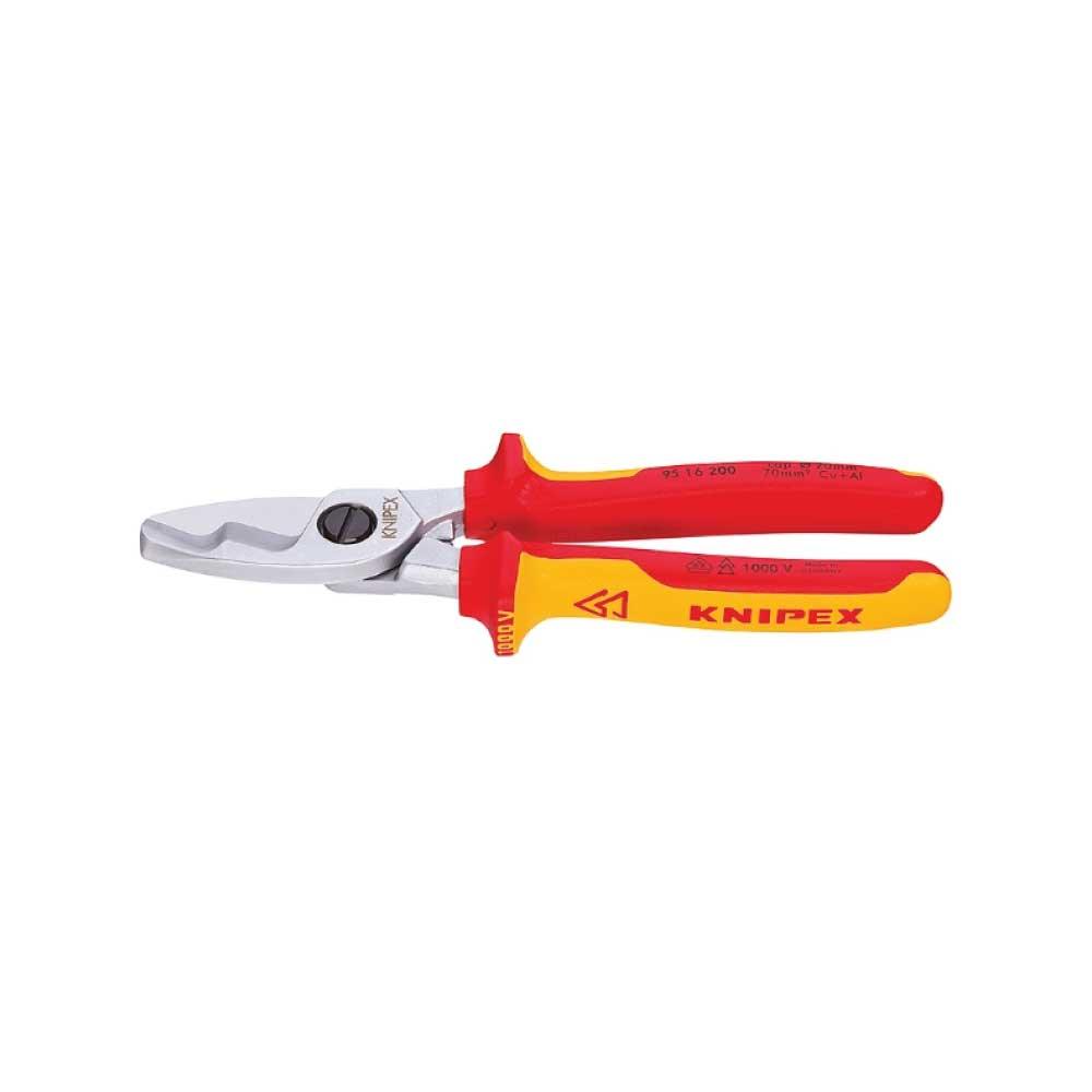 Foarfece de tăiat cabluri Knipex, 200 mm, cod 9516200 - BIG STORE (Dynamic Tools SRL)