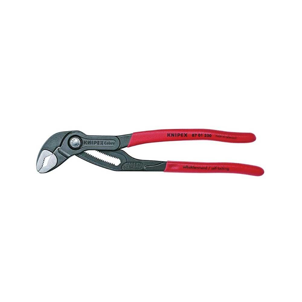 Clește Knipex Cobra® bonderizat în culoarea gri, 250 mm, cod 8701250 - BIG STORE (Dynamic Tools SRL)