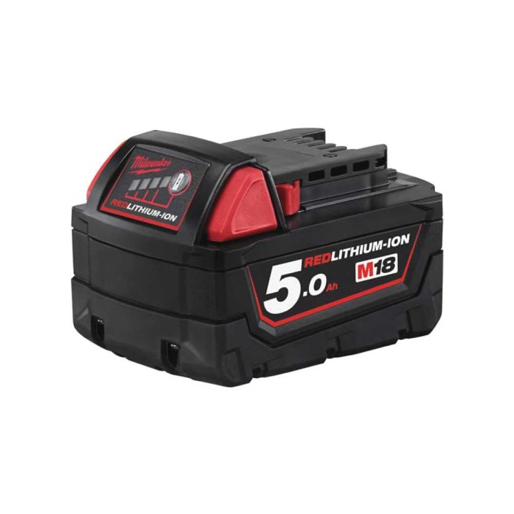 Acumulator 18V*5Ah Milwaukee REDLITHIUM-ION™ M18-B5, fără cutie, 4932430483 - BIG STORE (Dynamic Tools SRL)