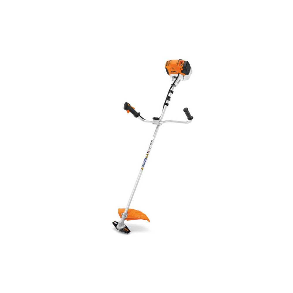 Motocoasă Stihl FS 111, benzină, 1,4CP, motor 2T, tehnologie 4-MIX, cuțit iarbă (inclus) și cap tăietor cu fir (opțional)