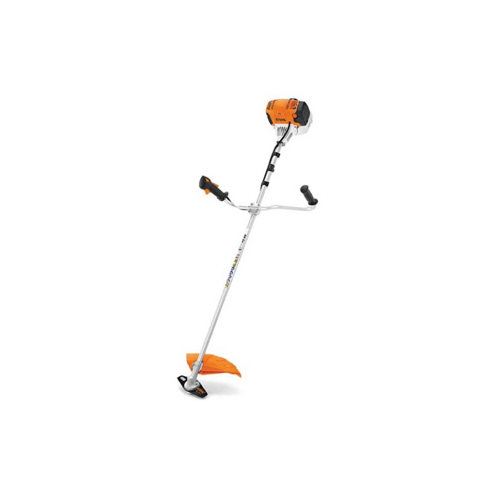Motocoasă Stihl FS 89, benzină, 1,3CP, motor 2T, tehnologie 4-MIX, cuțit iarbă (inclus) și cap tăietor cu fir (inclus)
