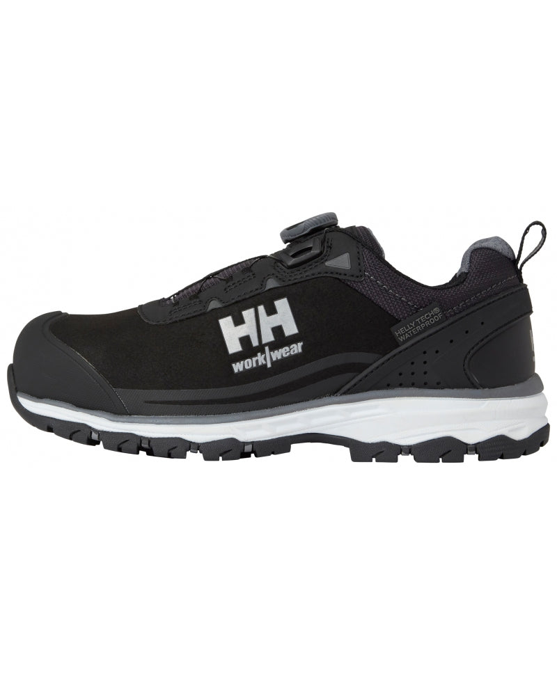 Pantofi protecție damă Helly Hansen Luna Low BOA HT, S3, WR, SRC, ESD, negru gri - BIG STORE (Dynamic Tools SRL)
