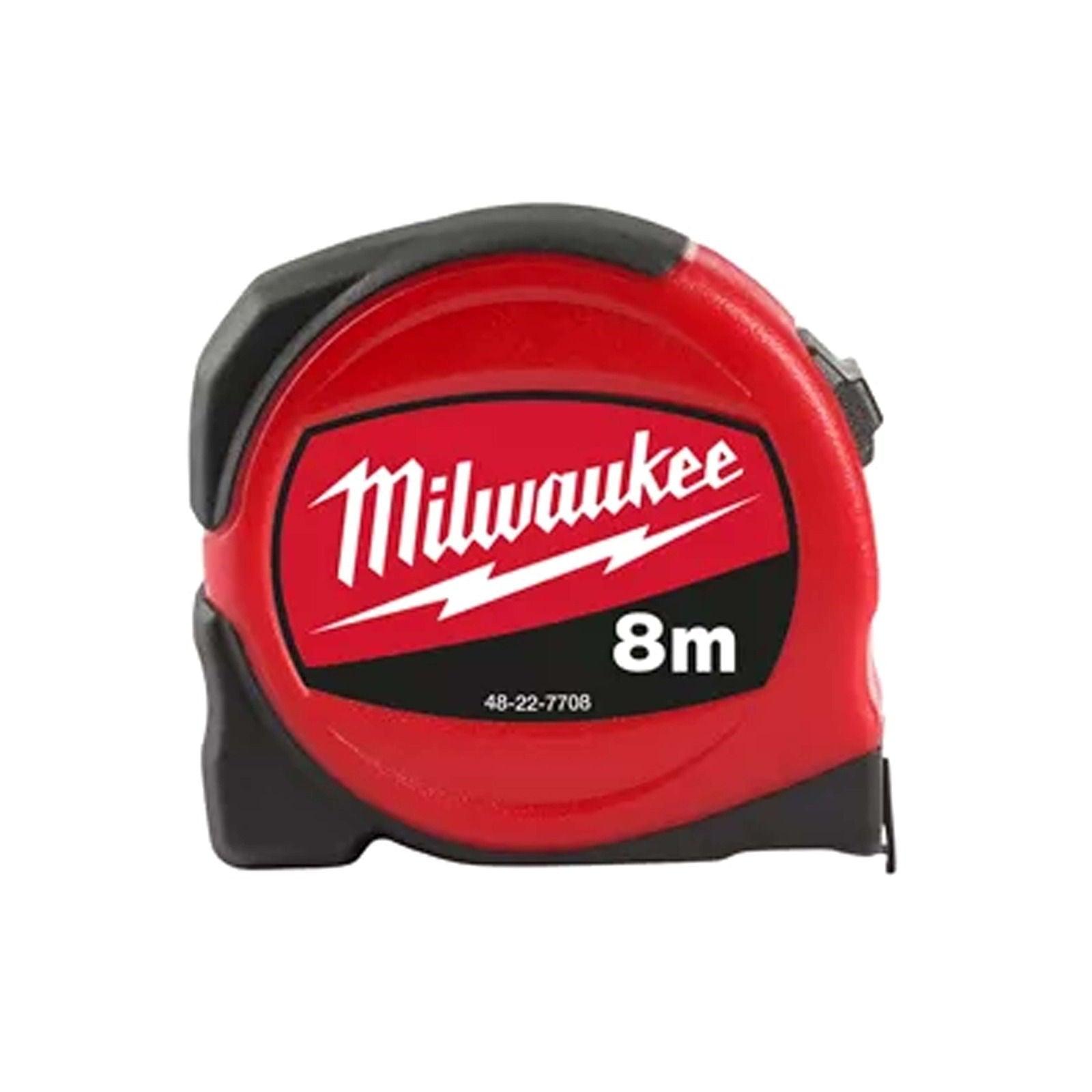 Ruletă de măsurat Milwaukee SLIM S8/25, cod 48227708 - BIG STORE (Dynamic Tools SRL)