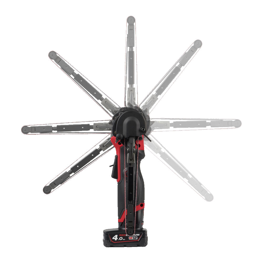 Șlefuitor cu bandă Milwaukee M12 FBFL13-402B, 13 mm, 2 x acumulatori M12 B4, 1 x încărcător C12 C, 1 x geantă, cod 4933480961 - BIG STORE (Dynamic Tools SRL)