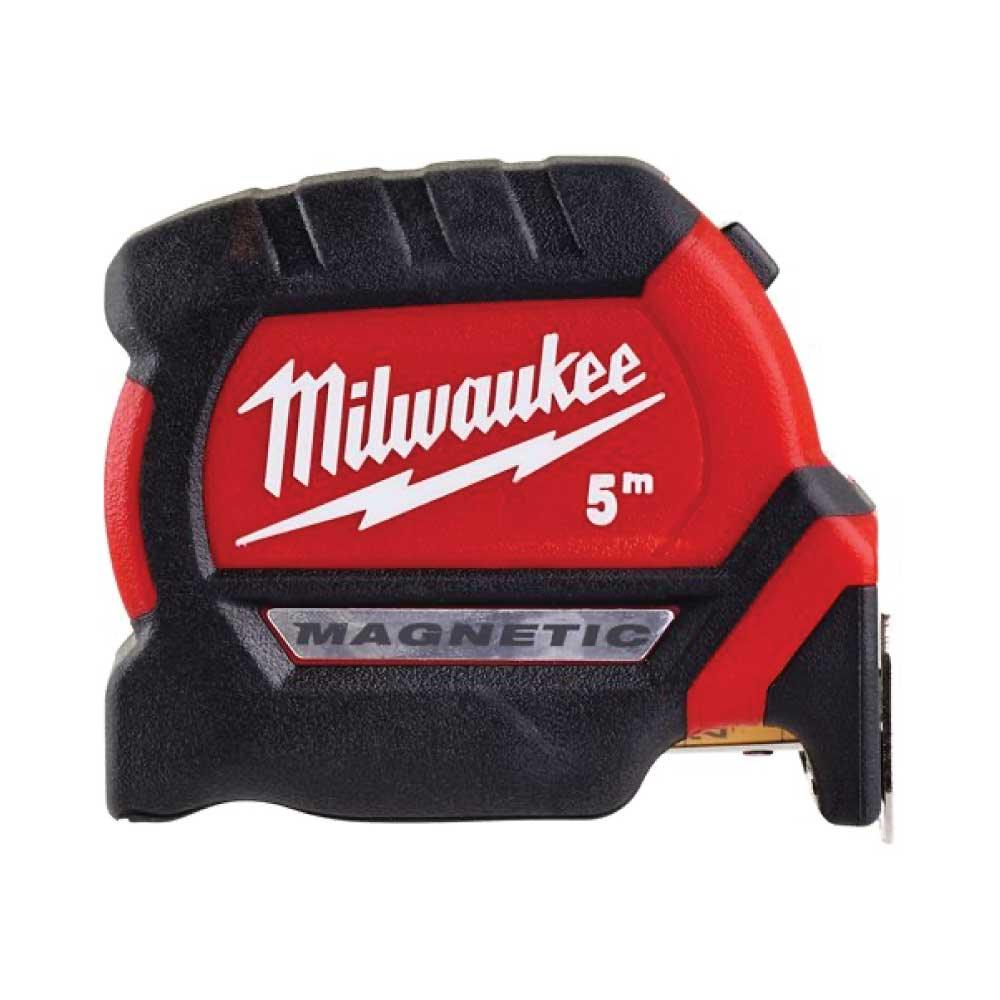 Ruletă cu magnet Milwaukee Premium GEN III, 5 m x 27 mm, cod 4932464599 - BIG STORE (Dynamic Tools SRL)