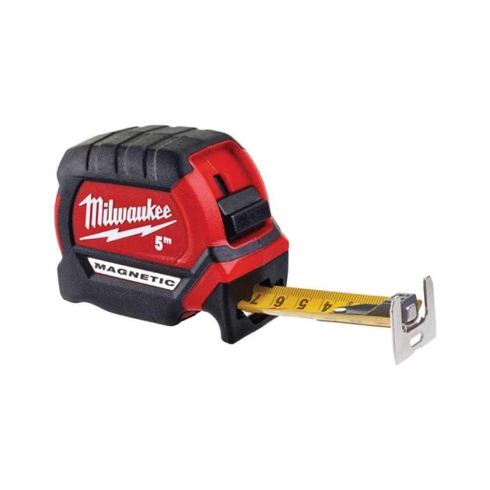 Ruletă cu magnet Milwaukee Premium GEN III, 5 m x 27 mm, cod 4932464599 - BIG STORE (Dynamic Tools SRL)