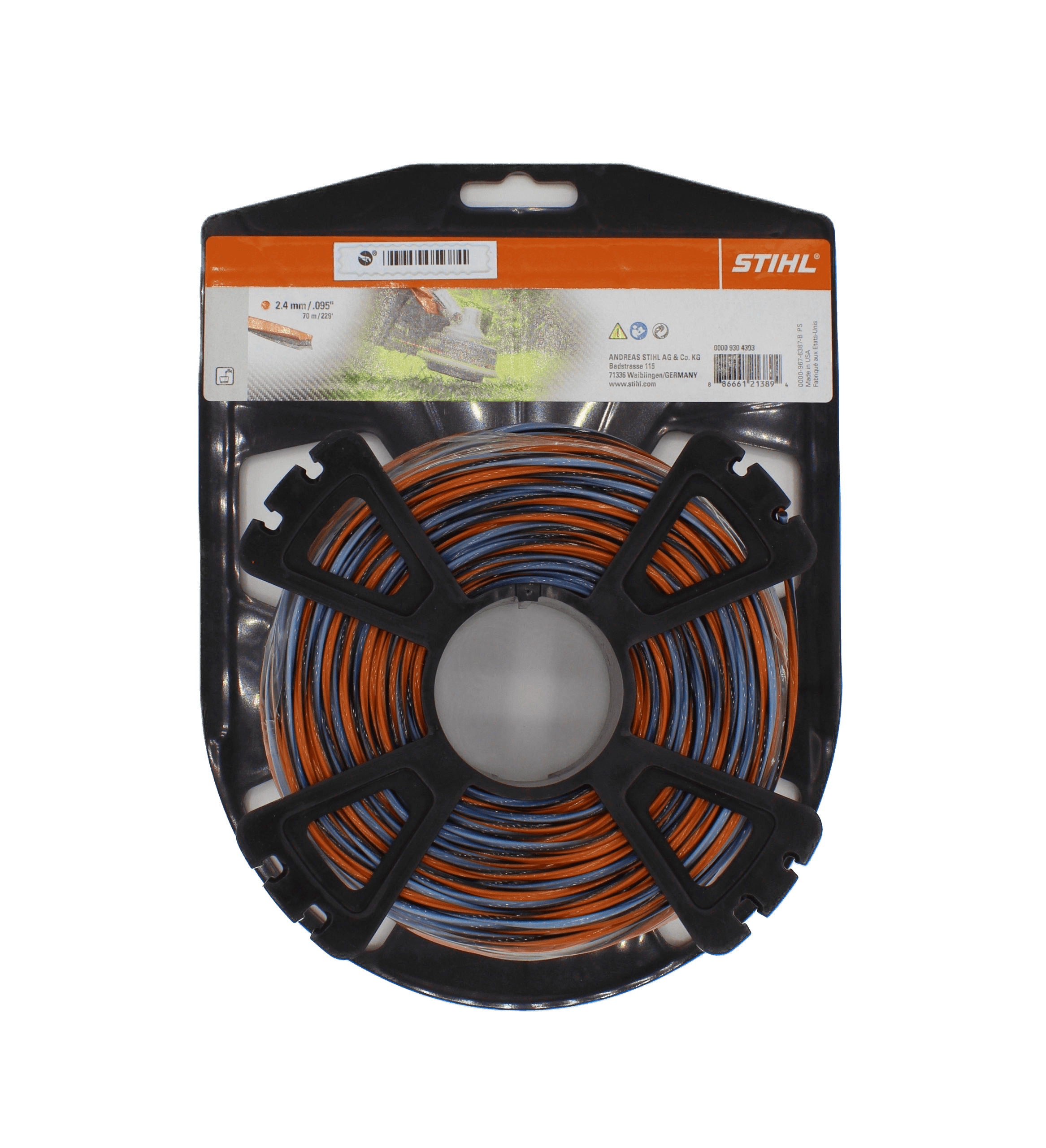 Fir de cosire STIHL® HighTech CF3 PRO pentru trimmere, ø2,4mm * 70m, cod 00009304303 - BIG STORE (Dynamic Tools SRL)