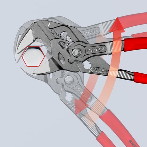 Clești-cheie cu înveliș plastic KNIPEX 8601250