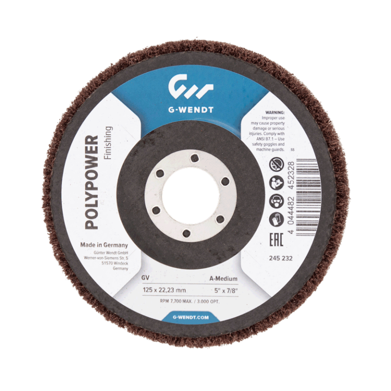 Disc nețesut POLYPOWER 115 x 22,23 Gunter Wendt GmbH