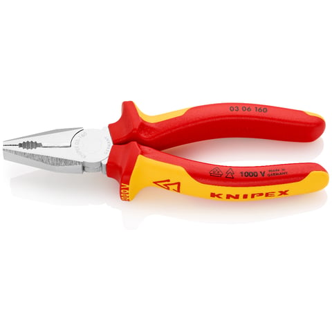 Clești combinați izolați VDE KNIPEX 0306160