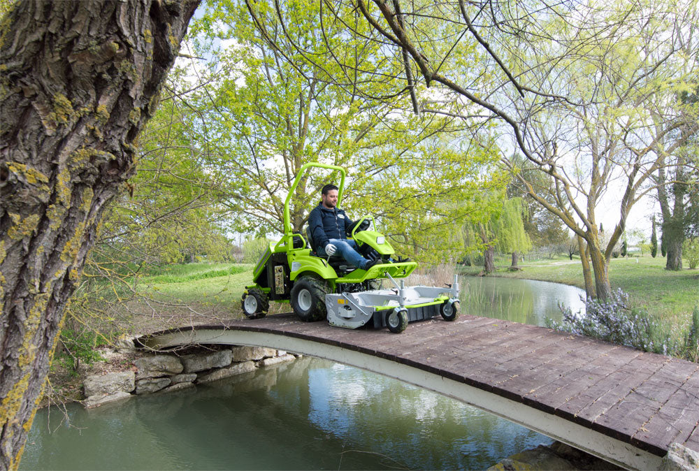 Tractoraș hydrostatic de tocat vegetație cu tocător frontal, Grillo FK 700, 18 CP, Diesel,  115CM (Copy)