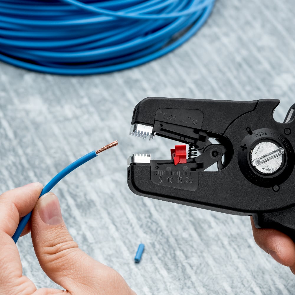 Clește pentru dezizolat și decapat Knipex PreciStrip16®, 190 MM, cod 1252195