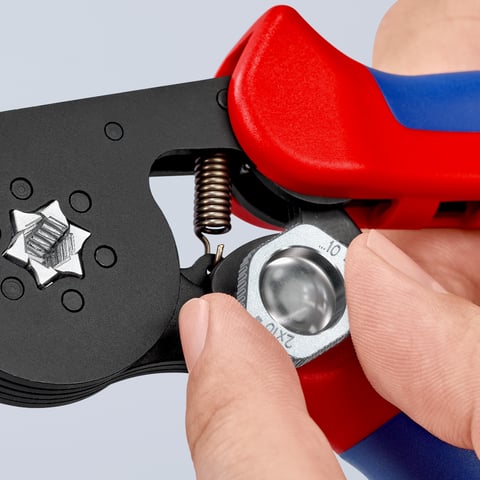 Clești autoajustabili crimpare mansoane cu acces lateral KNIPEX 975314