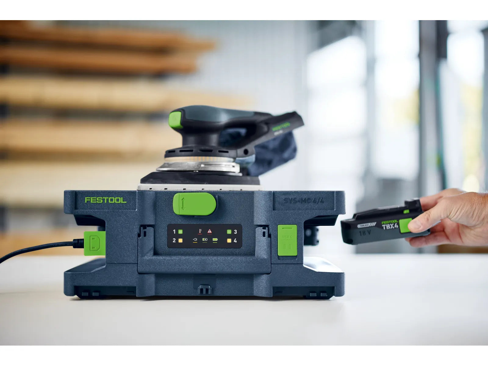 Încărcător rapid Festool SYS-MC 6/4, cod 578489