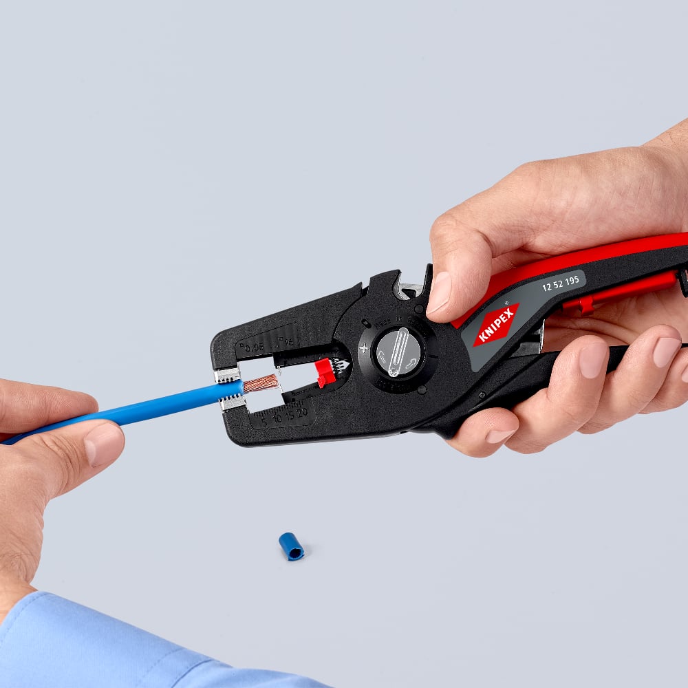 Clește pentru dezizolat și decapat Knipex PreciStrip16®, 190 MM, cod 1252195