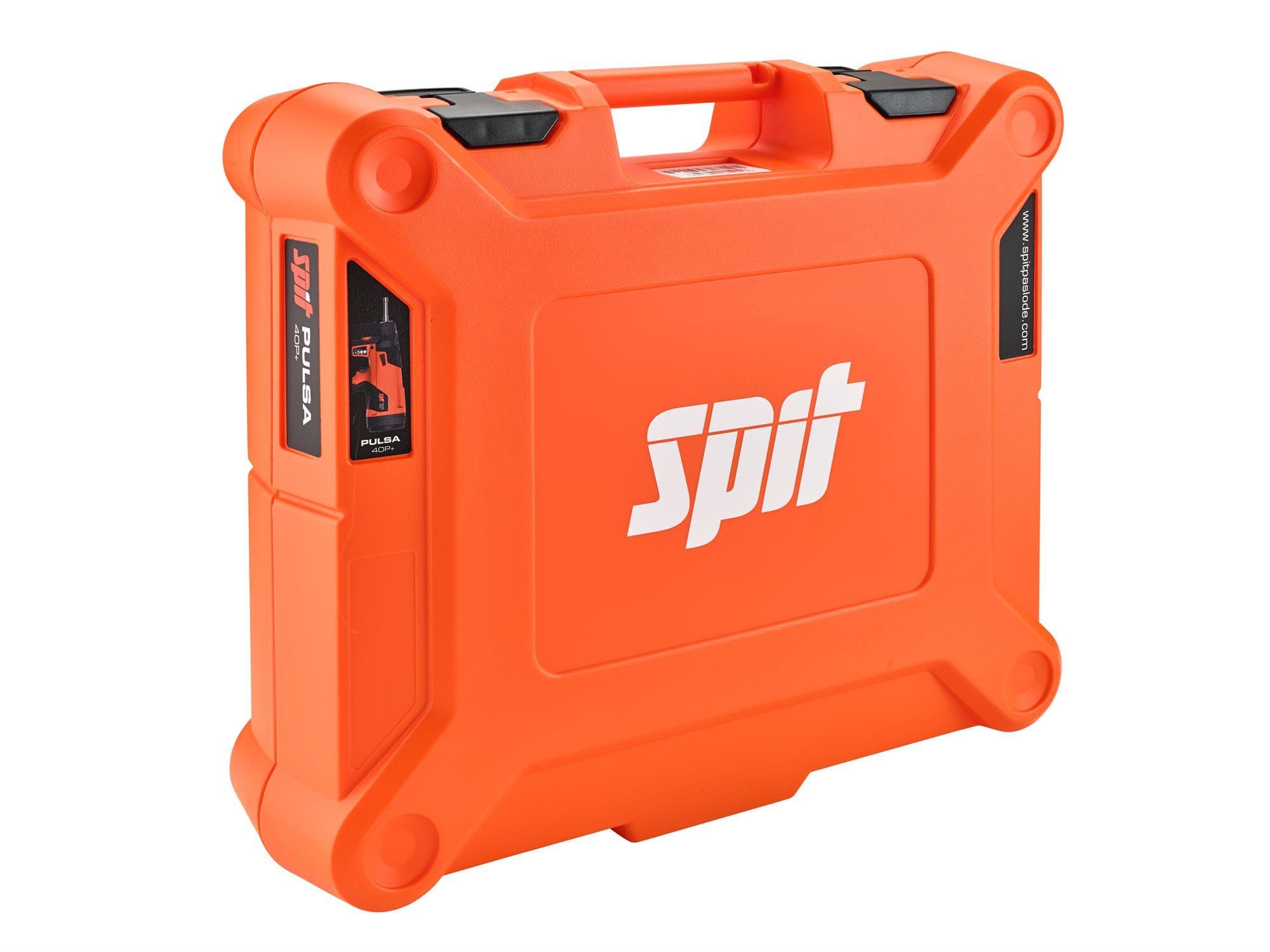 Pistol de cuie cu gaz SPIT PULSA 40P cu acumulator și stație de încărc
